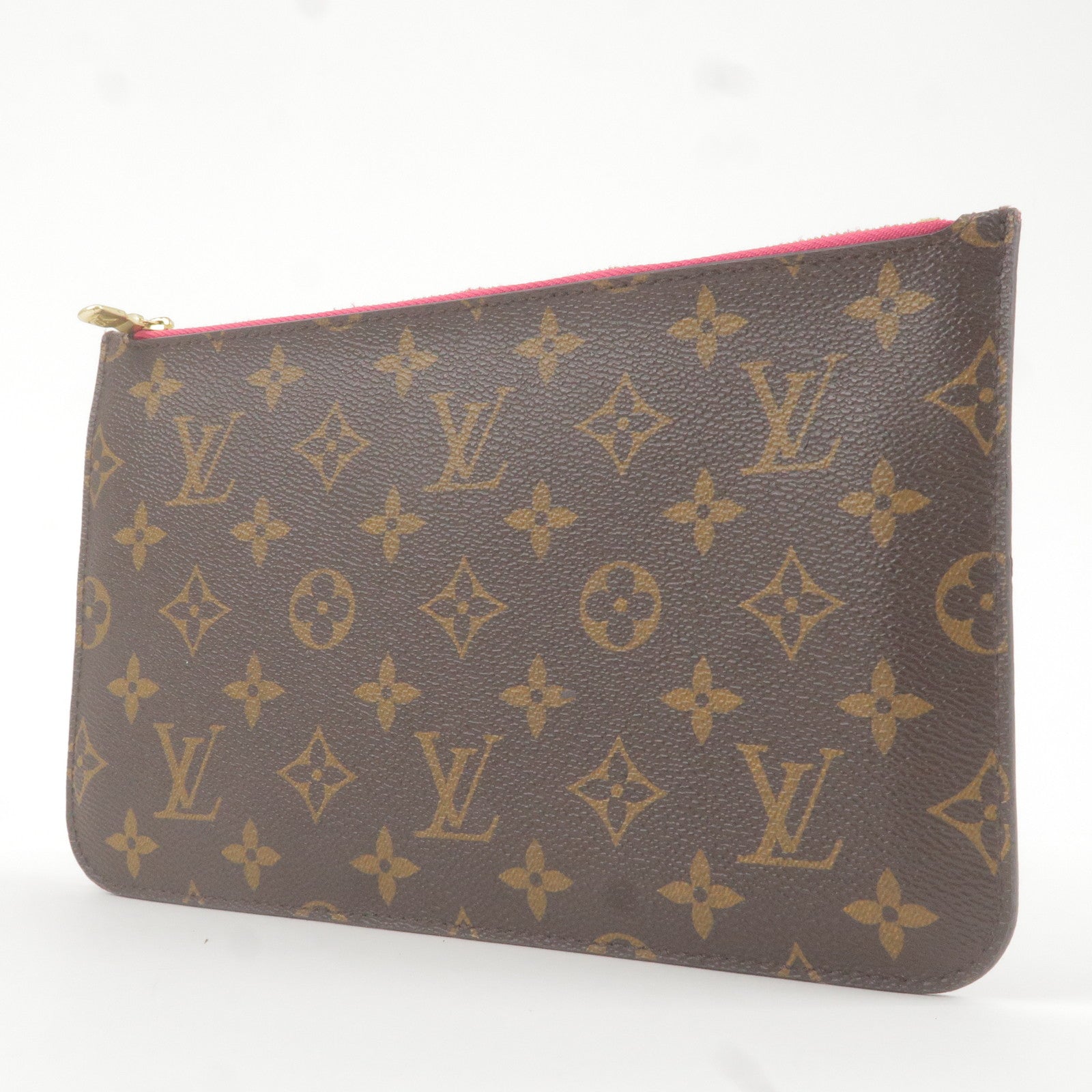 Louis Vuitton Monogram Neverfull Pouch Wristlet Pivoine - A World