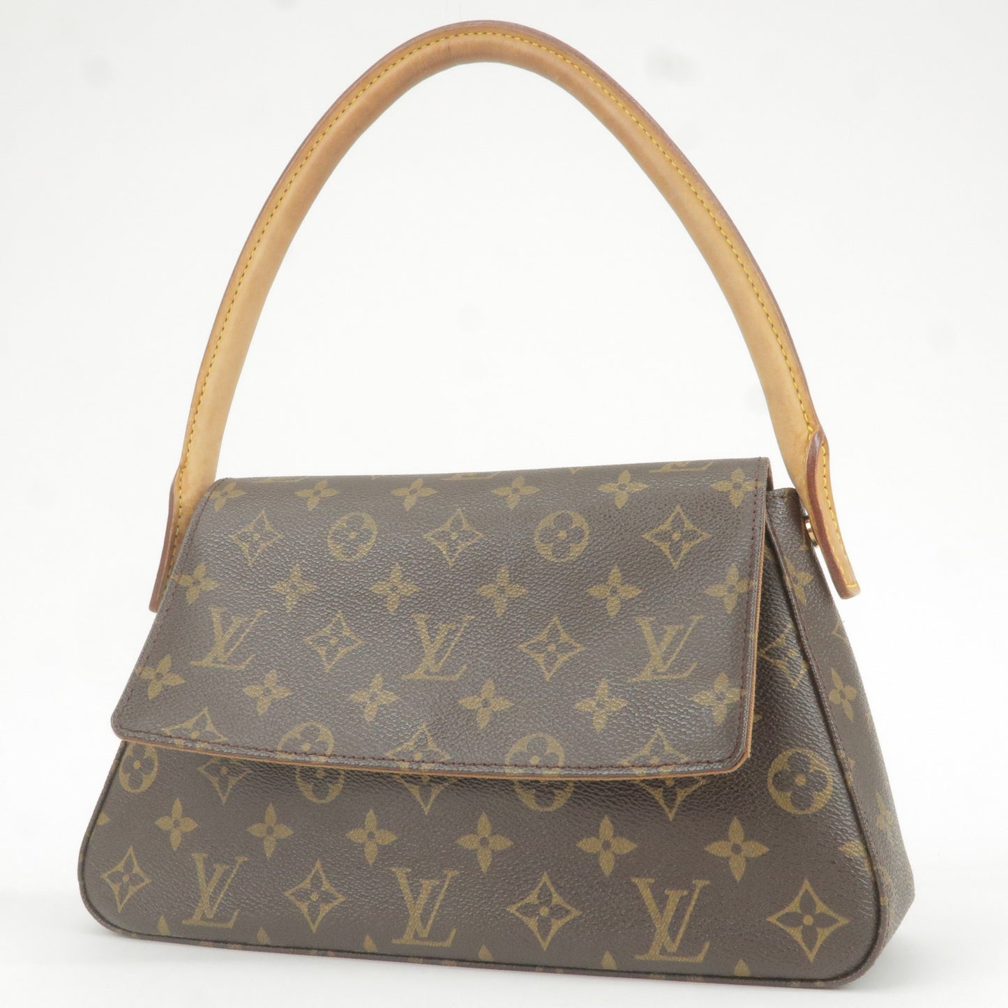 Louis Vuitton Santa Monica Damier Ebene Pink Leather Bag N40179 Preowned