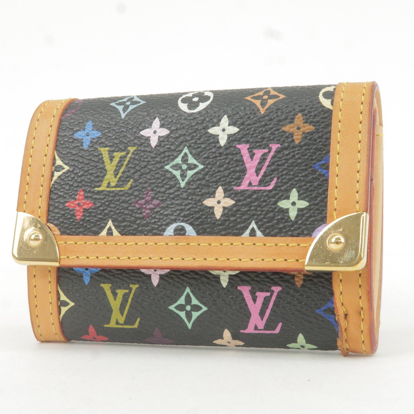 Louis Vuitton, Bags, Louis Vuitton Monogram Multicolor Portemonnaie Plat  Coin Purse Wallet