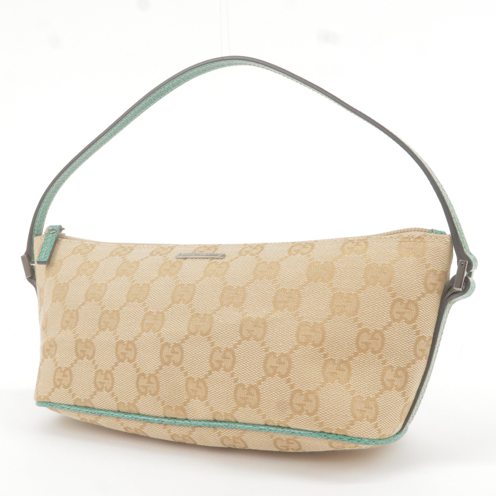 Gucci, Bags, Gucci Vintage Slim Pochette Shoulder Bag Gg Monogram Canvas  Small