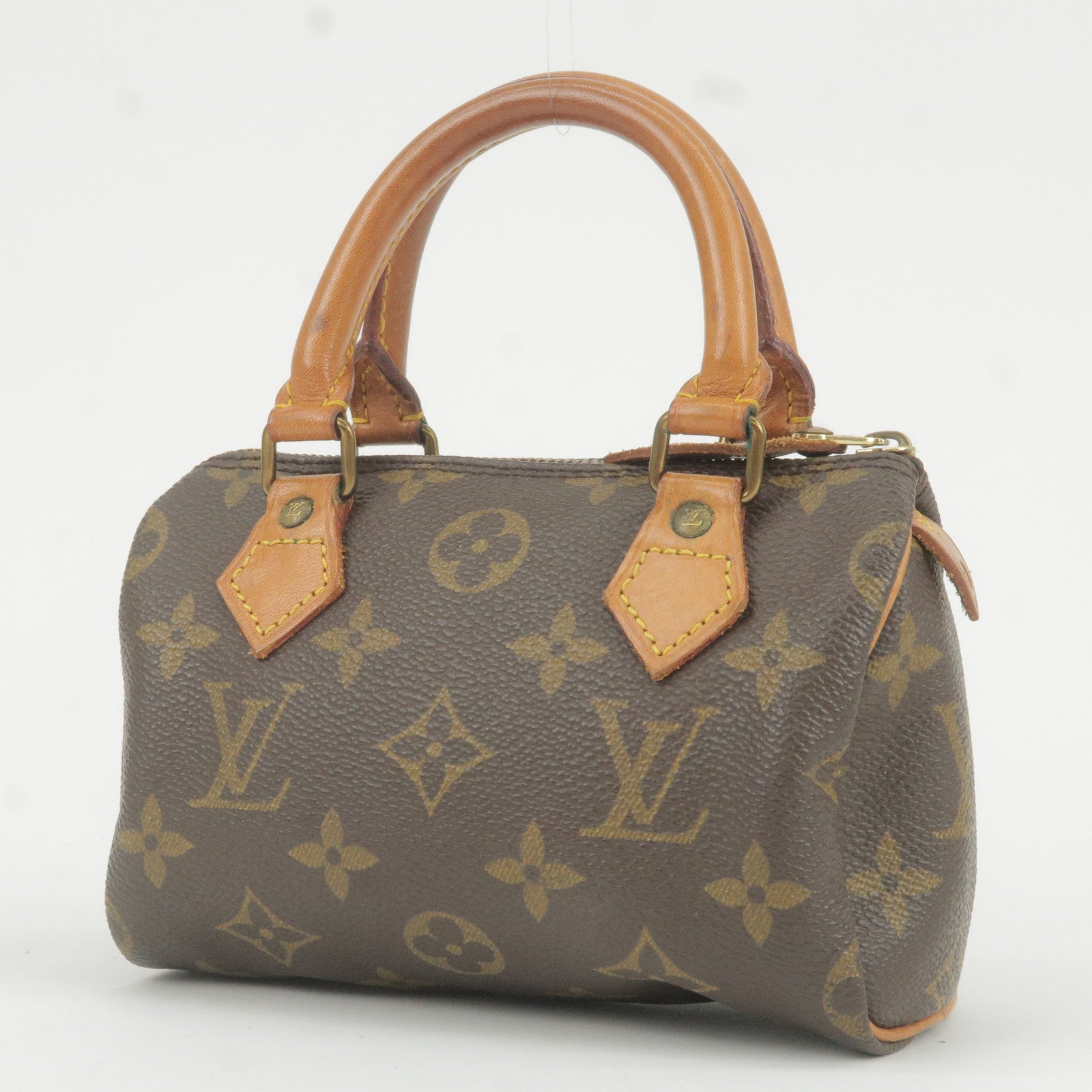 Louis-Vuitton Monogram Mini Speedy Boston Bag Strap