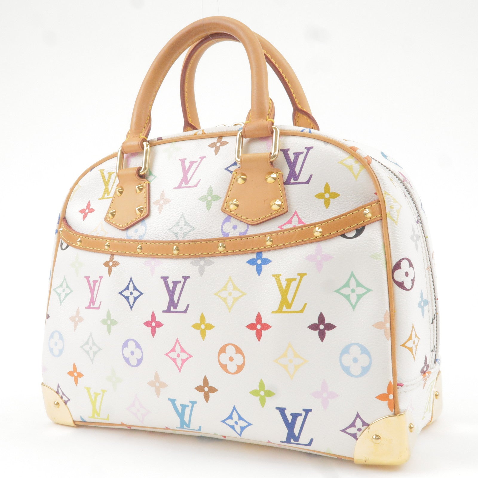 Trouville - Color - louis vuitton trainers surface in monogram styling -  Vuitton - ep_vintage luxury Store - Monogram - M92663 – dct - Blanc - Multi  - Hand - Bag - Louis