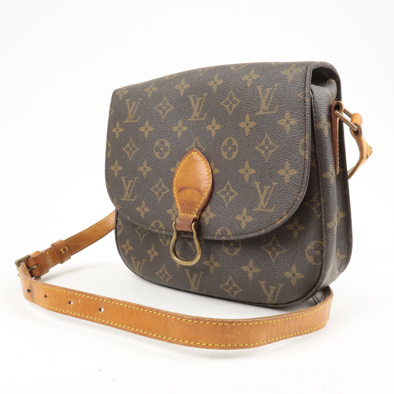 Louis Vuitton Musette Shoulder Bag in Ebene Damier Canvas and Brown