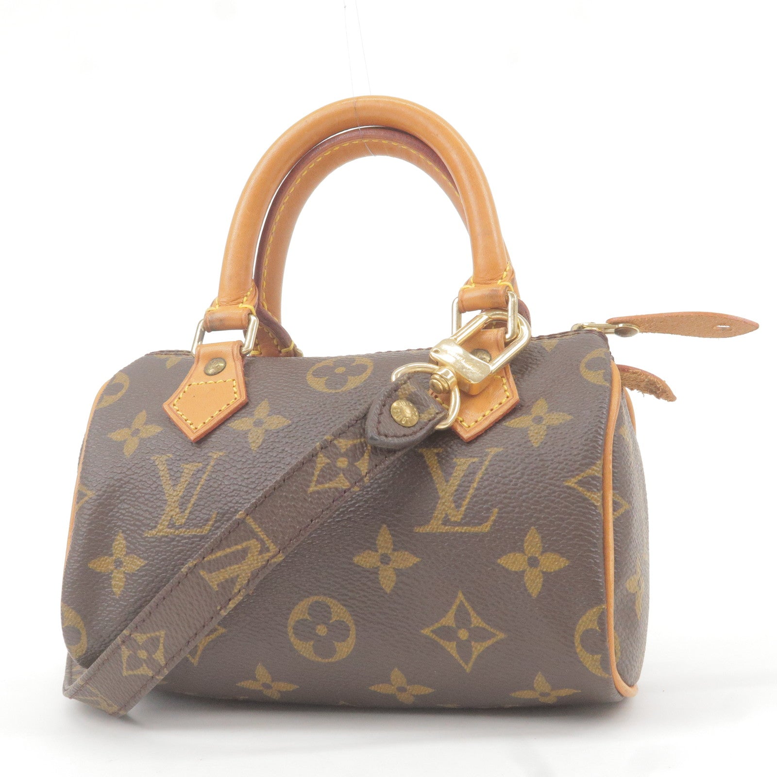 Vuitton - Mini - M41534 - J75010 – LOUIS VUITTON LOUISE HOOP EARRINGS -  Louis & Strap - Speedy - Monogram - LOUIS VUITTON TORBA NA RAMIĘ 'SAUMUR  MESSENGER