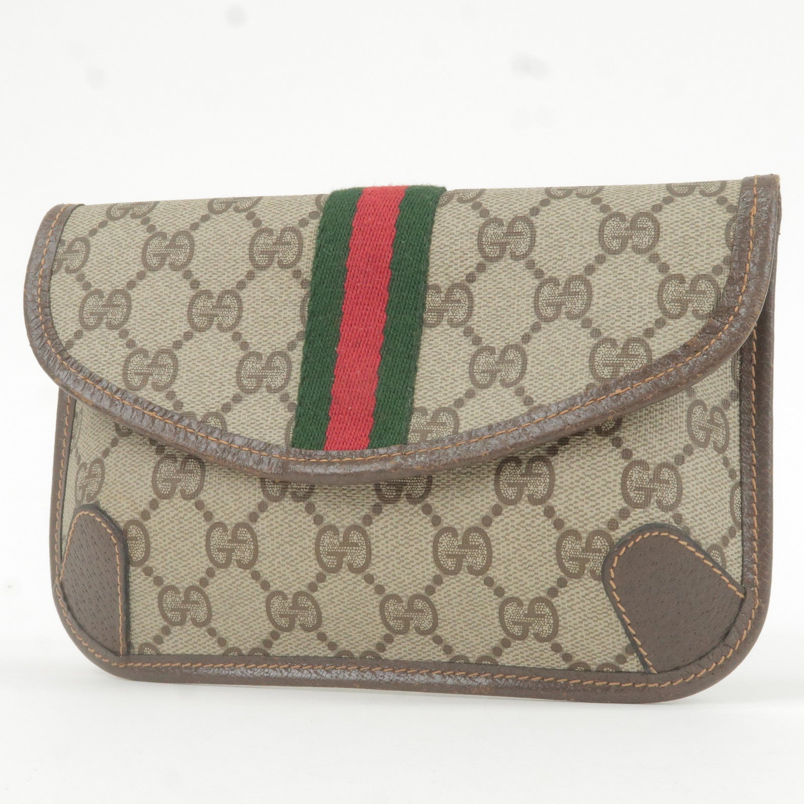 Gucci Pre-Owned GG Shelly Line Shoulder Bag - Farfetch