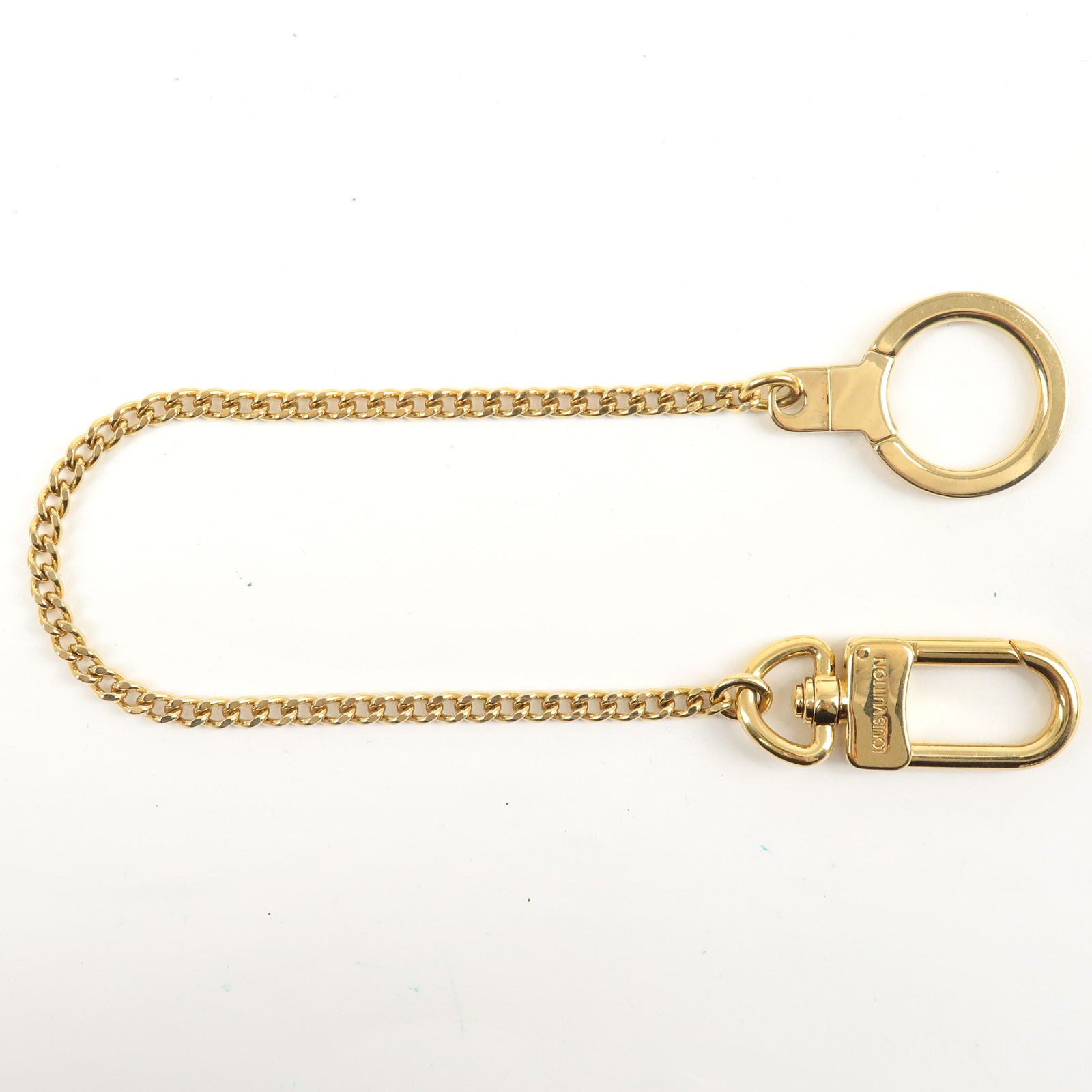 Louis-Vuitton-Chenne-Ano-Cles-Key-Chain-Key-Charm-Gold-M58021