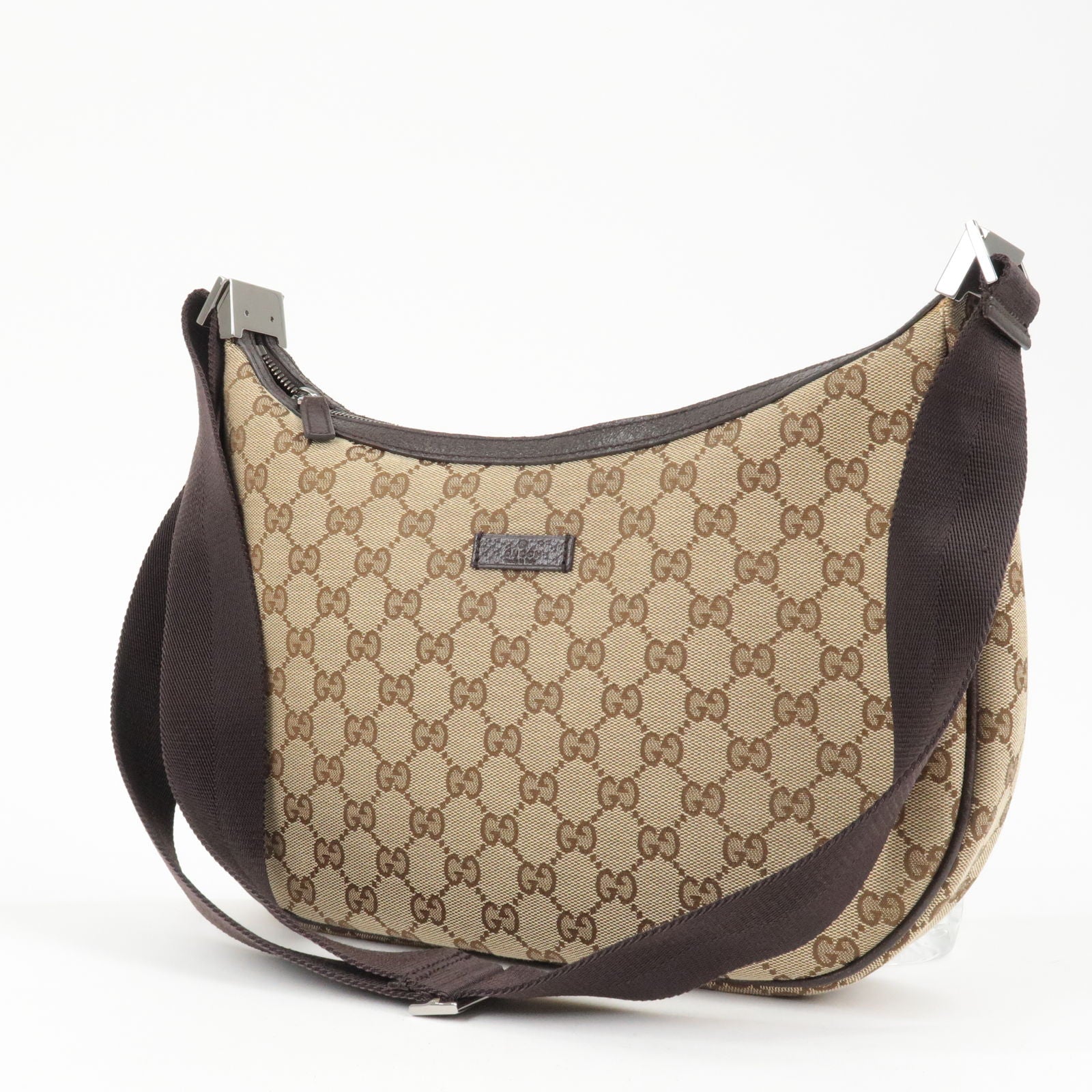 GUCCI-Sherry-Old-Gucci-GG-Supreme-Leather-Boston-Bag-Beige-Brown –  dct-ep_vintage luxury Store