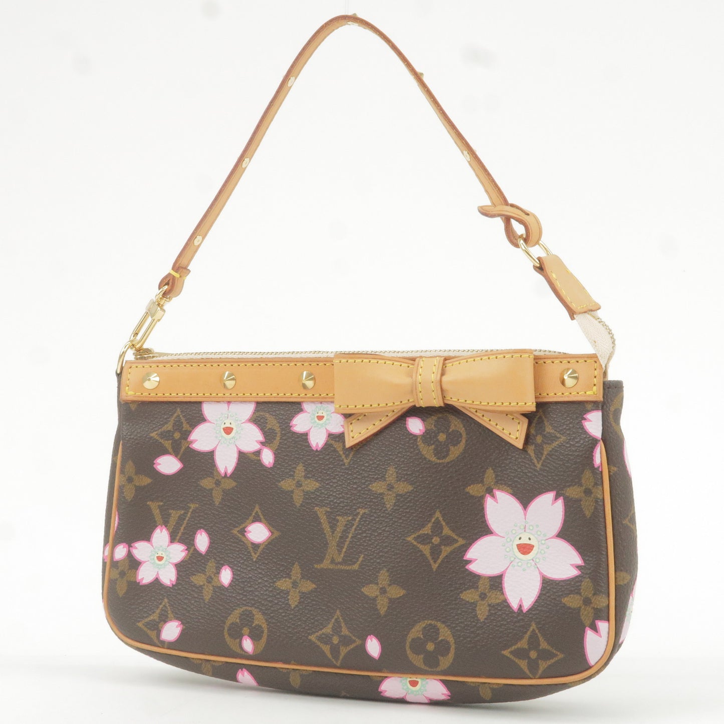 Louis Vuitton Monogram Cherry Blossom Pochette Accessoires Shoulder Bag