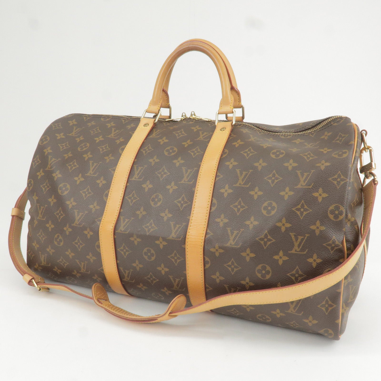 Serviette ambassadeur leather clutch bag Louis Vuitton Brown in