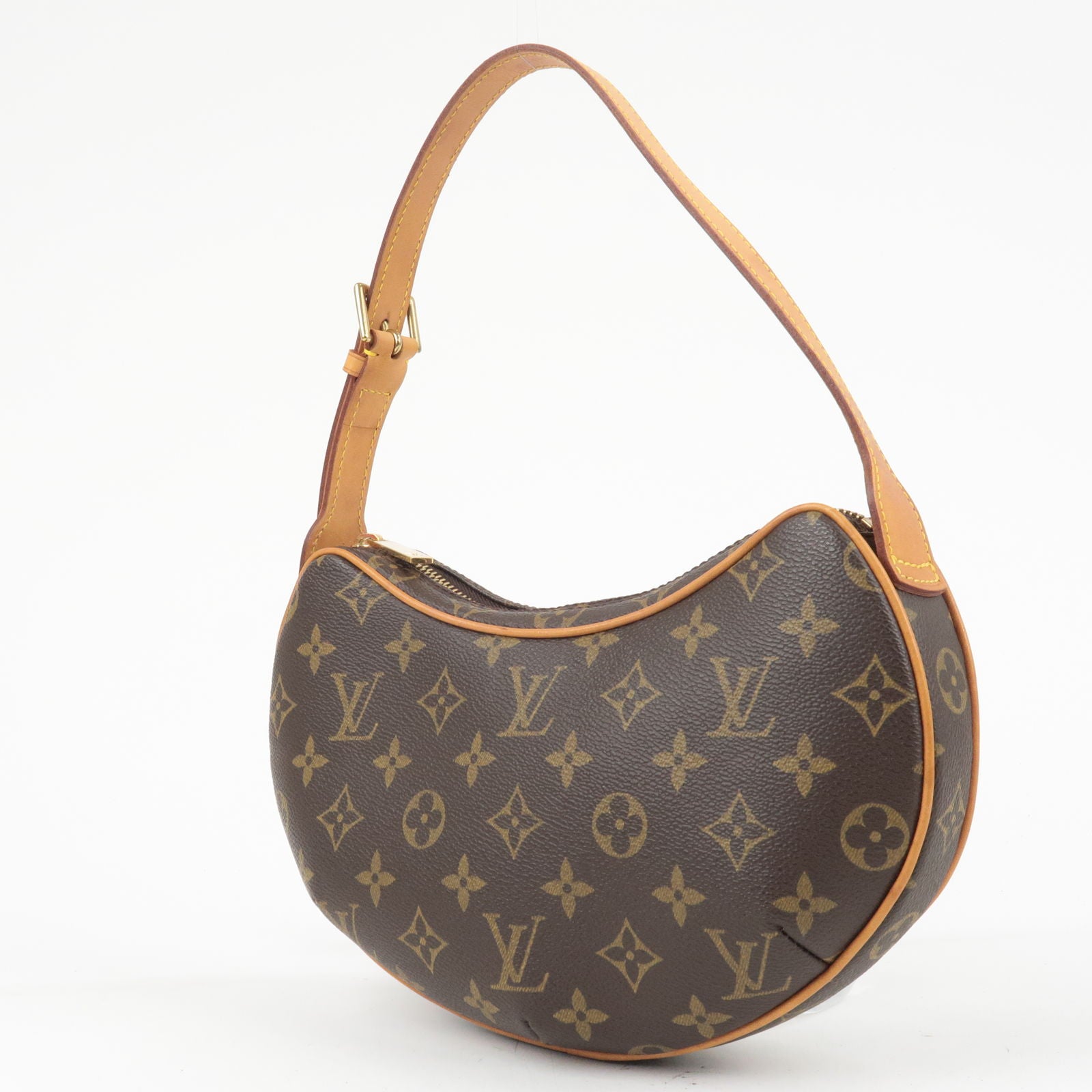 Louis - Vuitton - Shoulder - pre-owned Louis Vuitton x Christopher Nemeth  Schultertasche - Bag - Pochette - Monogram - Croissant - M51510 – Preis für  Second Hand Taschen Louis Vuitton Sablons