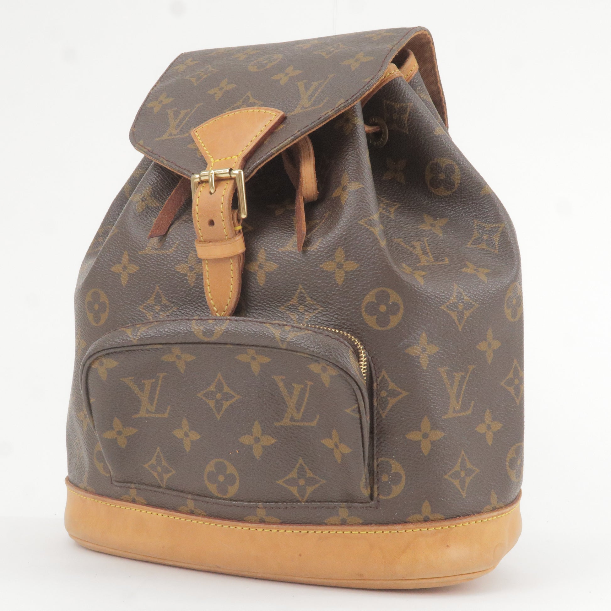 Louis Vuitton Backpack Montsouris Monogram Empreinte Black