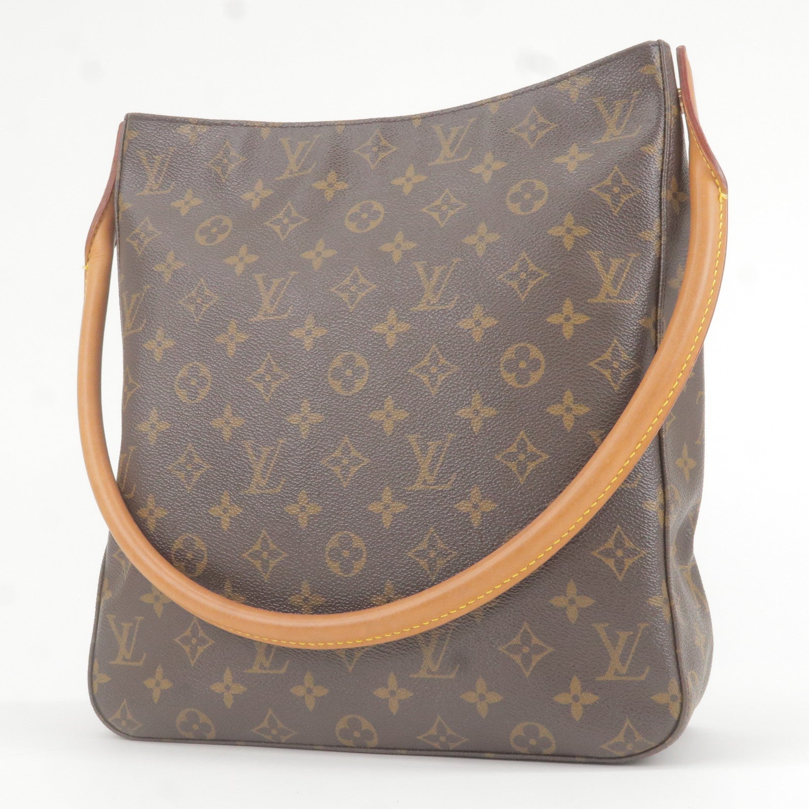Louis Vuitton Berkeley Shoulder Bag Brown Canvas