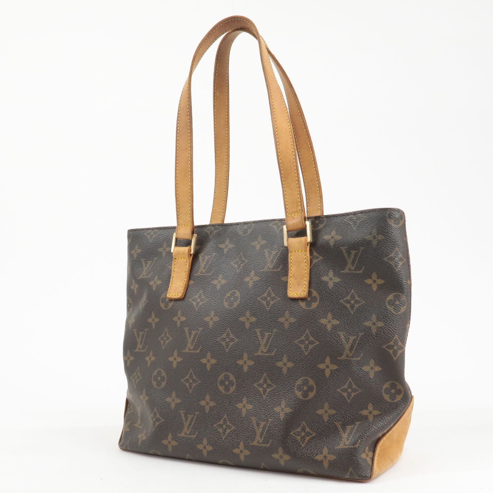 Louis Vuitton Monogram LV Cabas Piano Tote Shoulder Bag M51148 