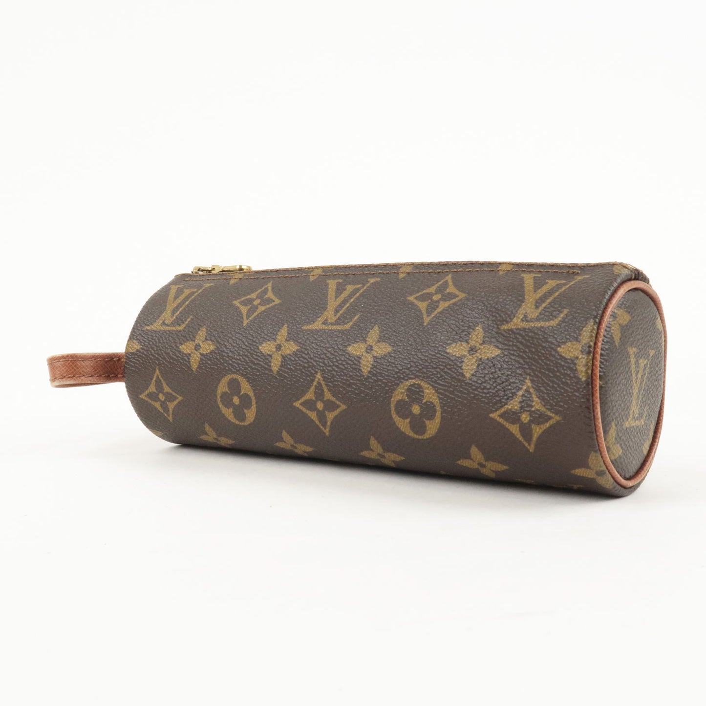 Louis Vuitton Monogram Trousse Ronde Pencil Case - Brown Mini Bags