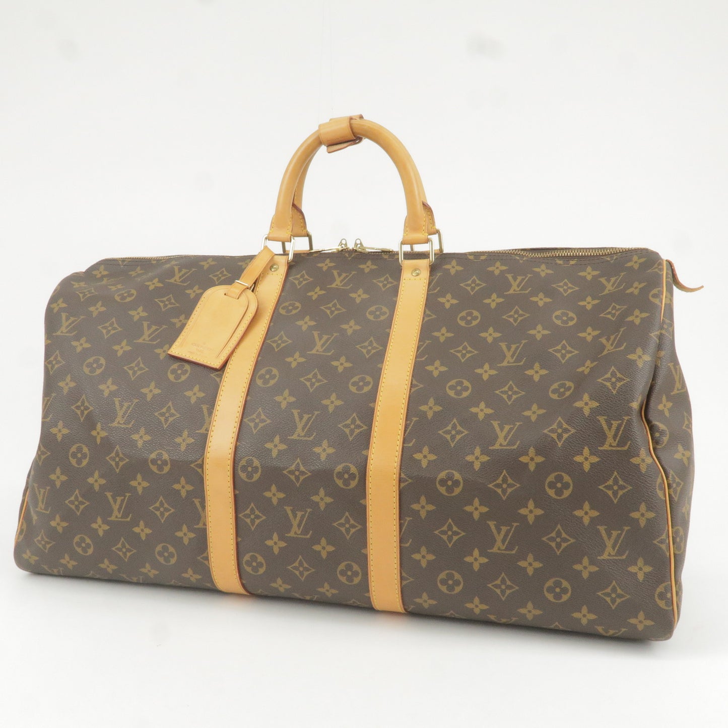 Authentic LOUIS VUITTON Damier Keepall 50cm N41427 Boston bag  #260-006-102-4915