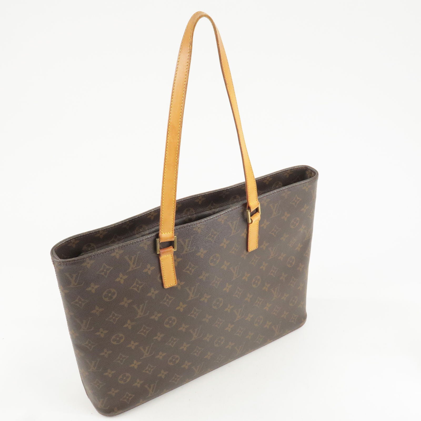 Bolso Louis Vuitton Lockit modelo pequeño en cuero Monogram negro y rojo -  Louis - ep_vintage luxury Store - Brown - Bag - Vuitton - M51155 – dct -  Luco - Monogram - Tote