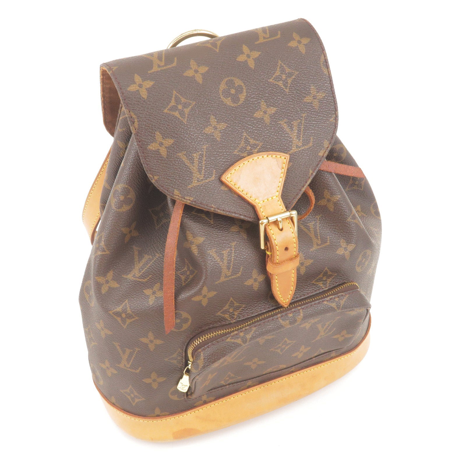 Louis Vuitton Leather and Reverse Monogram Twist Wallet on Chain Bag