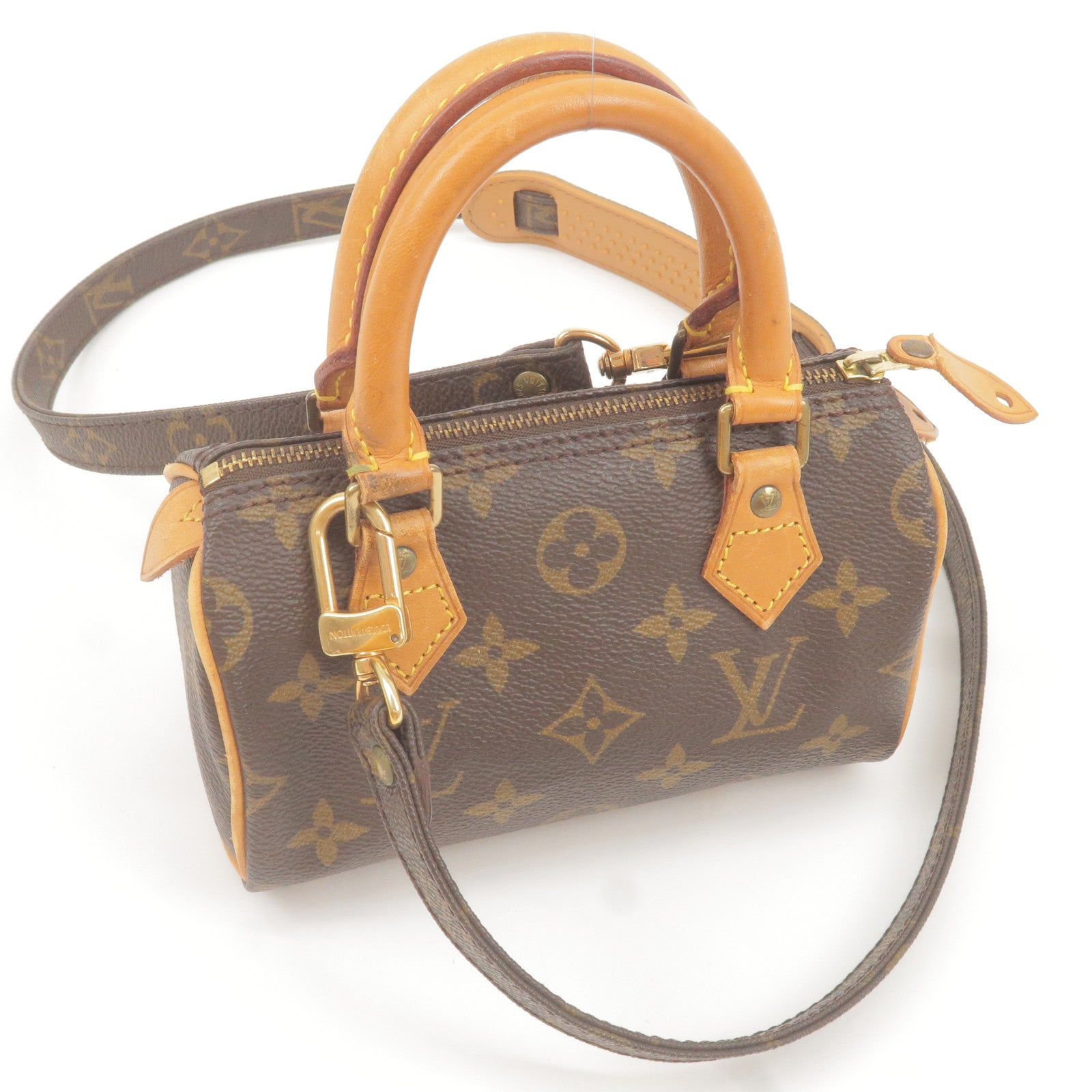 Louis - Monogram - Speedy - Bolso bolsito Louis Vuitton Housse raquette de  tennis en lona Monogram marrón y cuero natural - Vuitton - J75011 –  Гаманець louis vuitton vıctorıne red button а