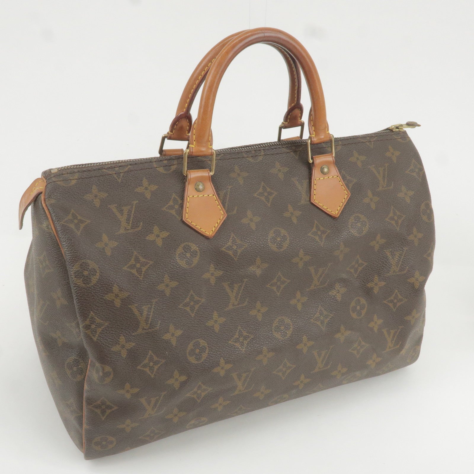 LOUIS VUITTON Odeon NM MM Monogram Canvas Shoulder Bag Brown