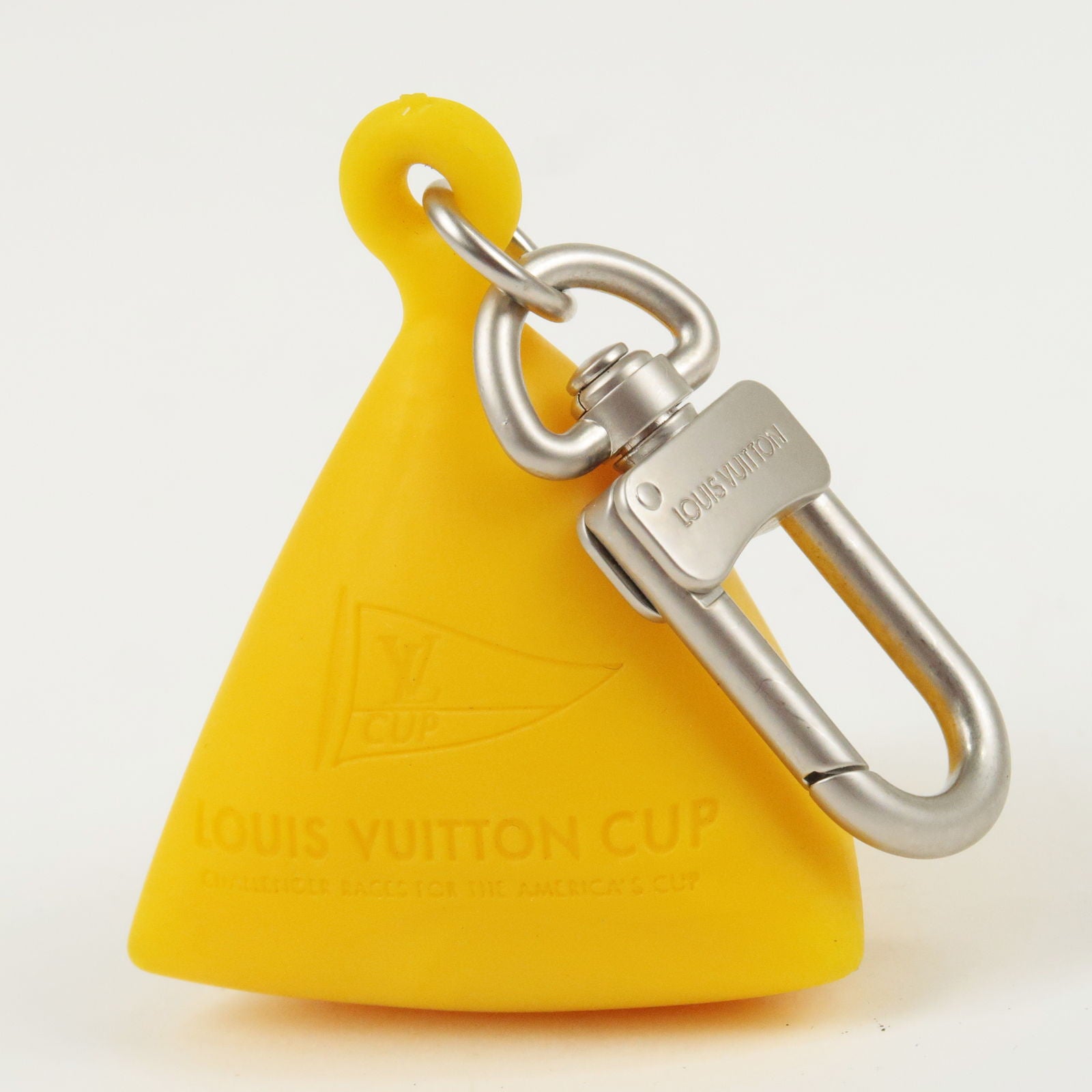 Louis Vuitton Yellow LV America's Cup Keychain Pendant Bag Charm