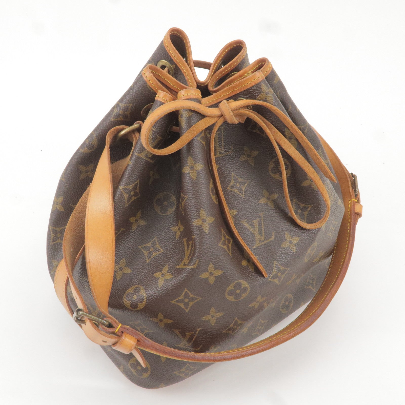 borsa louis vuitton boulogne in tela monogram cerata marrone e