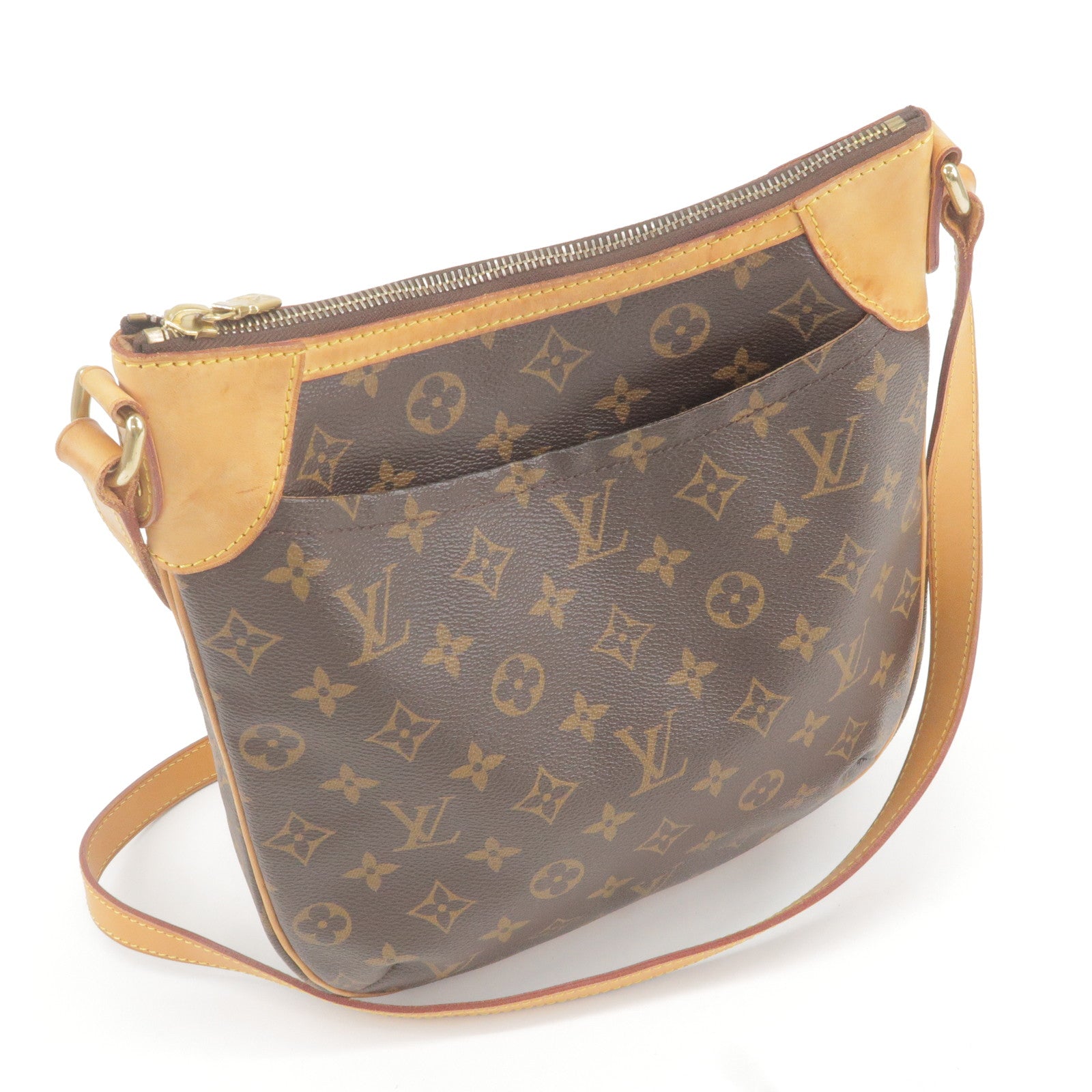 Pre-owned Louis Vuitton Dauphine Belt Bag Leather Bag In Brown