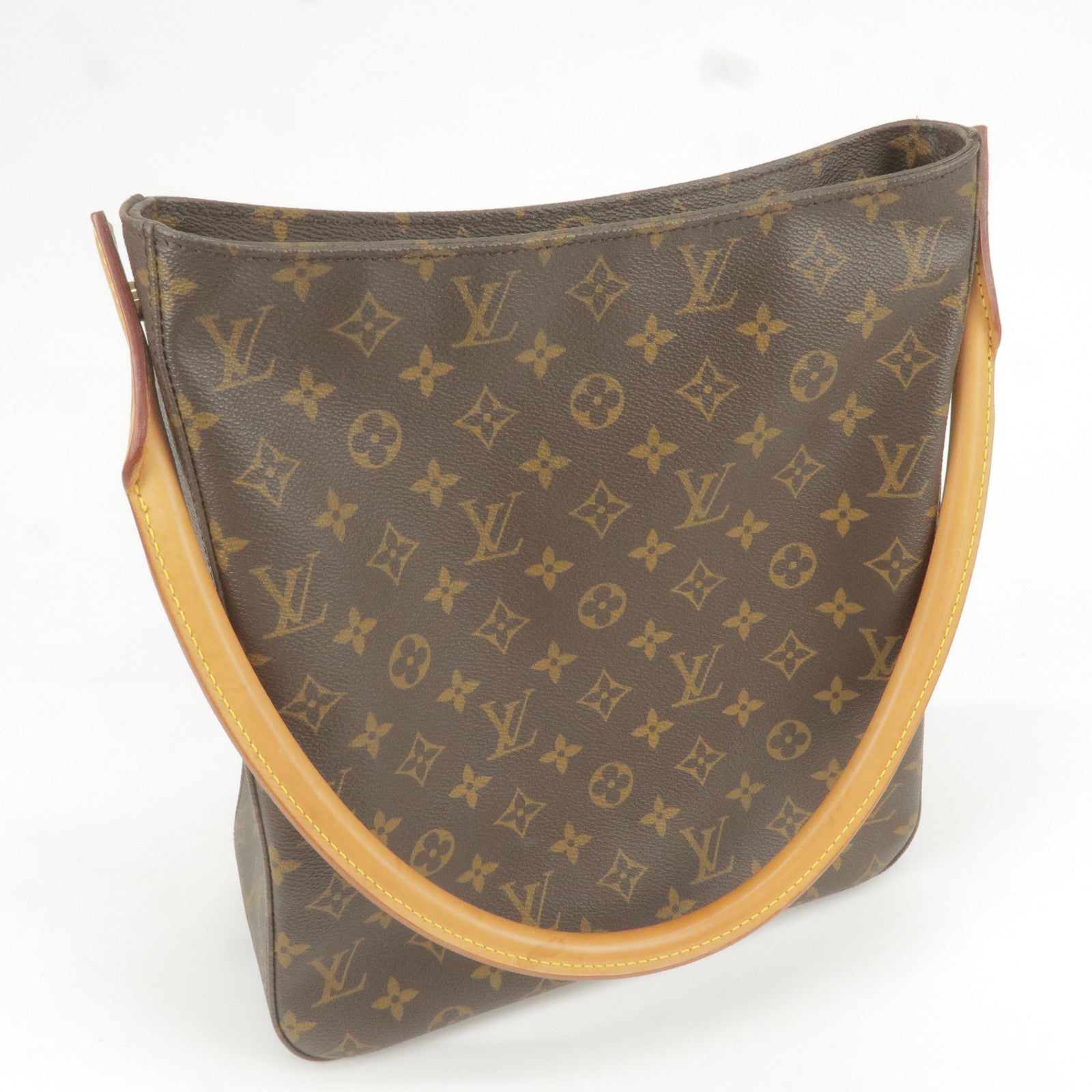 Brown Louis Vuitton Monogram Cherry Pochette Cles Coin Pouch