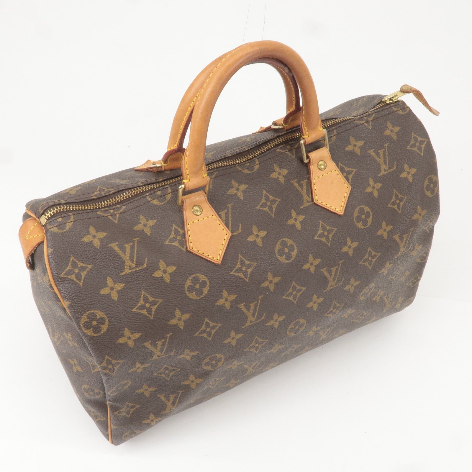 Louis Vuitton Speedy 30 Bag Fusain Monogram Idylle Canvas Brown