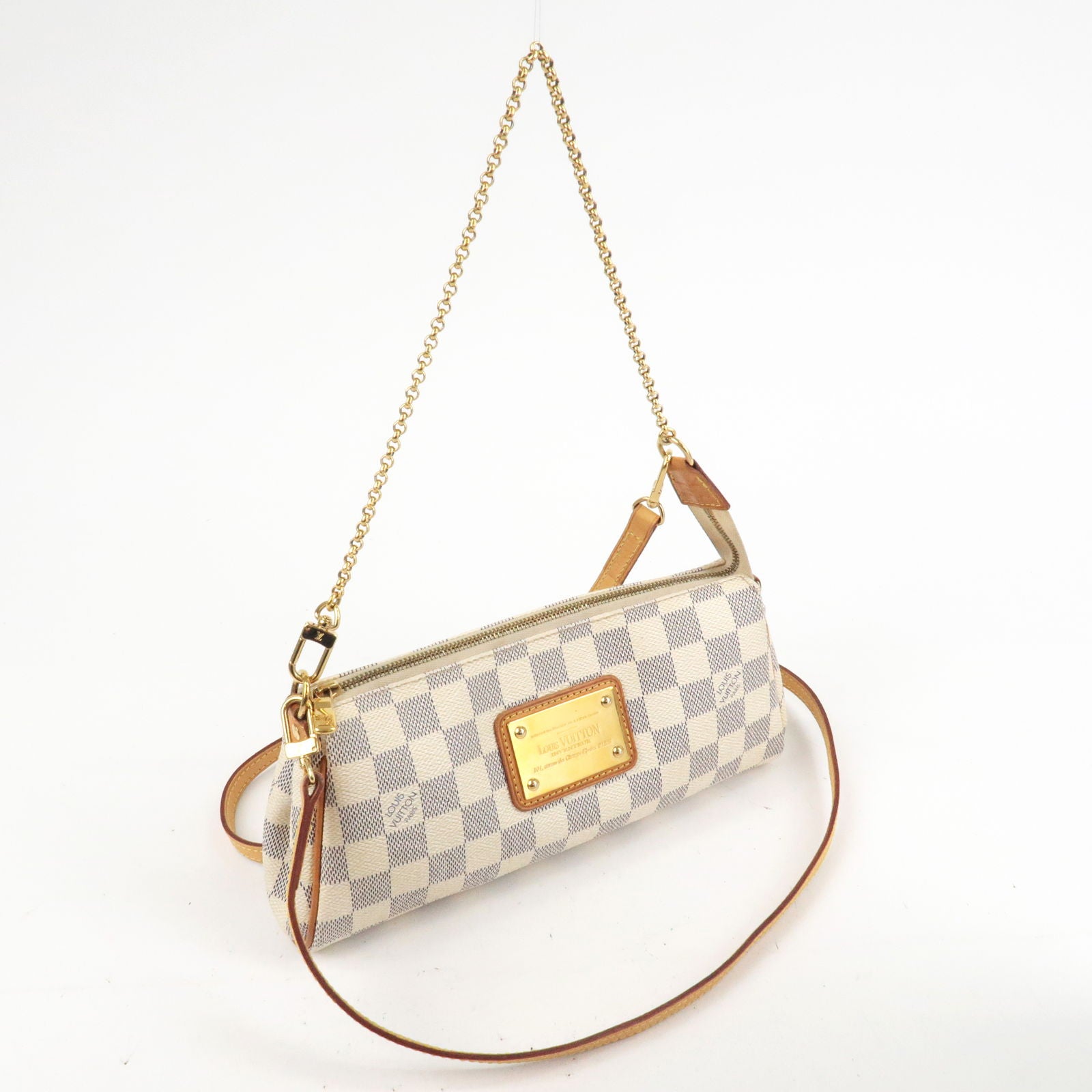 Louis-Vuitton Monogram Eva-2Way Pouch Shoulder Bag