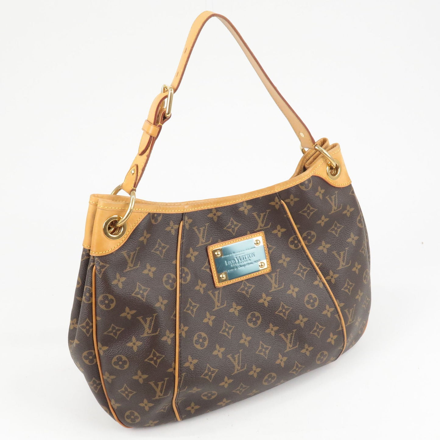 Pre-owned Louis Vuitton 2009 Galliera Pm Tote Bag In Brown