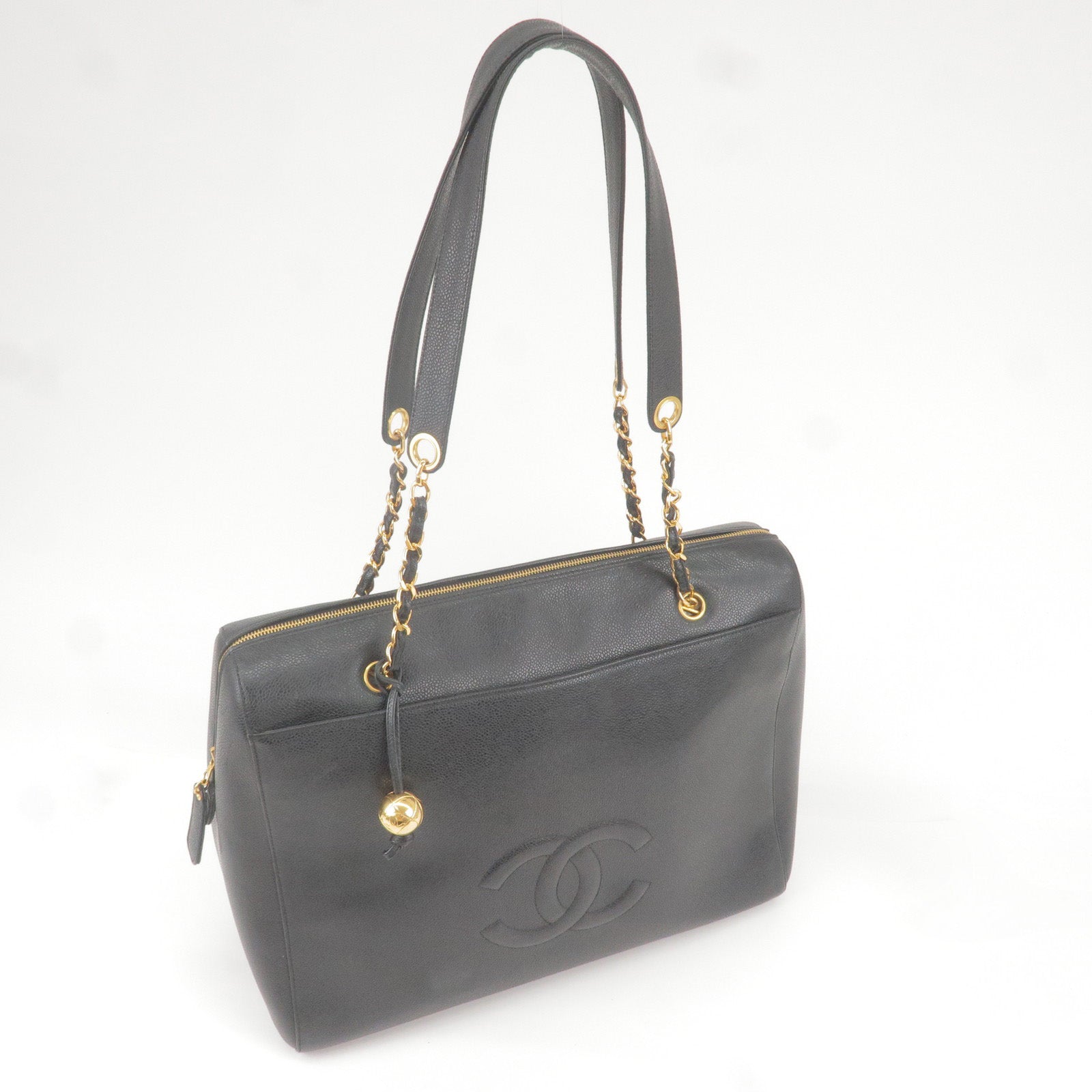 Black - ep_vintage luxury Store - Caviar - sac bandouliere chanel