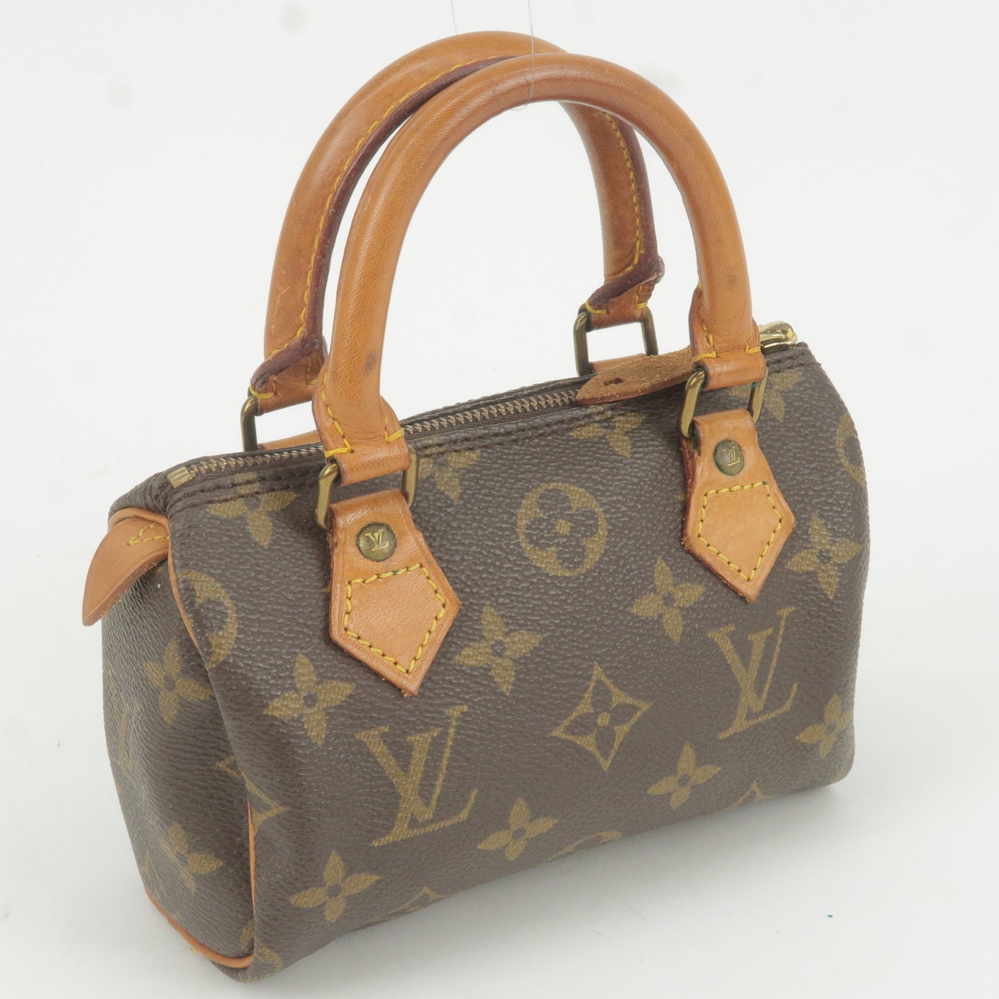 Louis Vuitton Monogram Mini Speedy Hand Shoulder Bag