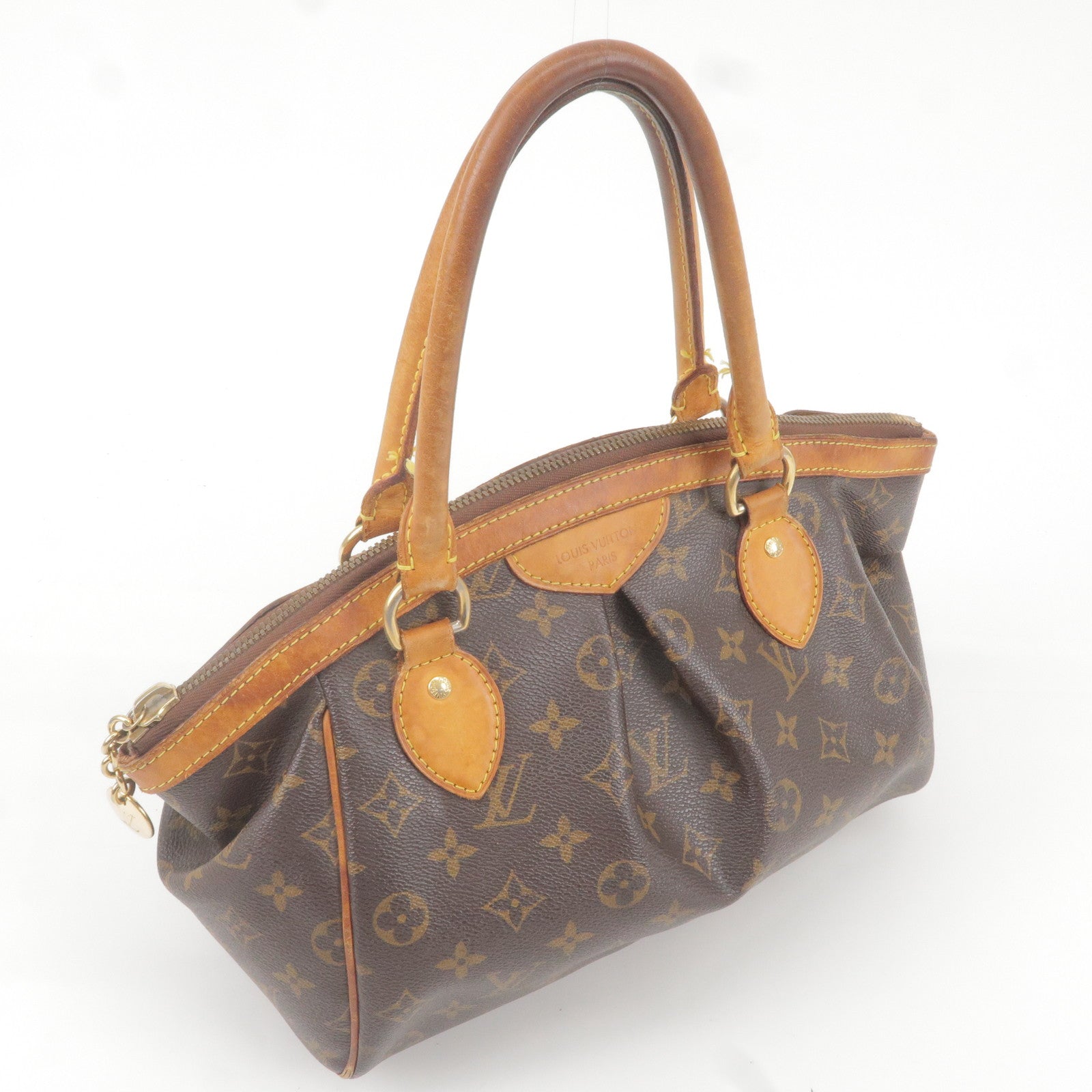 LOUIS VUITTON Monogram Tivoli PM M40143 LV Shoulder Bag Brown