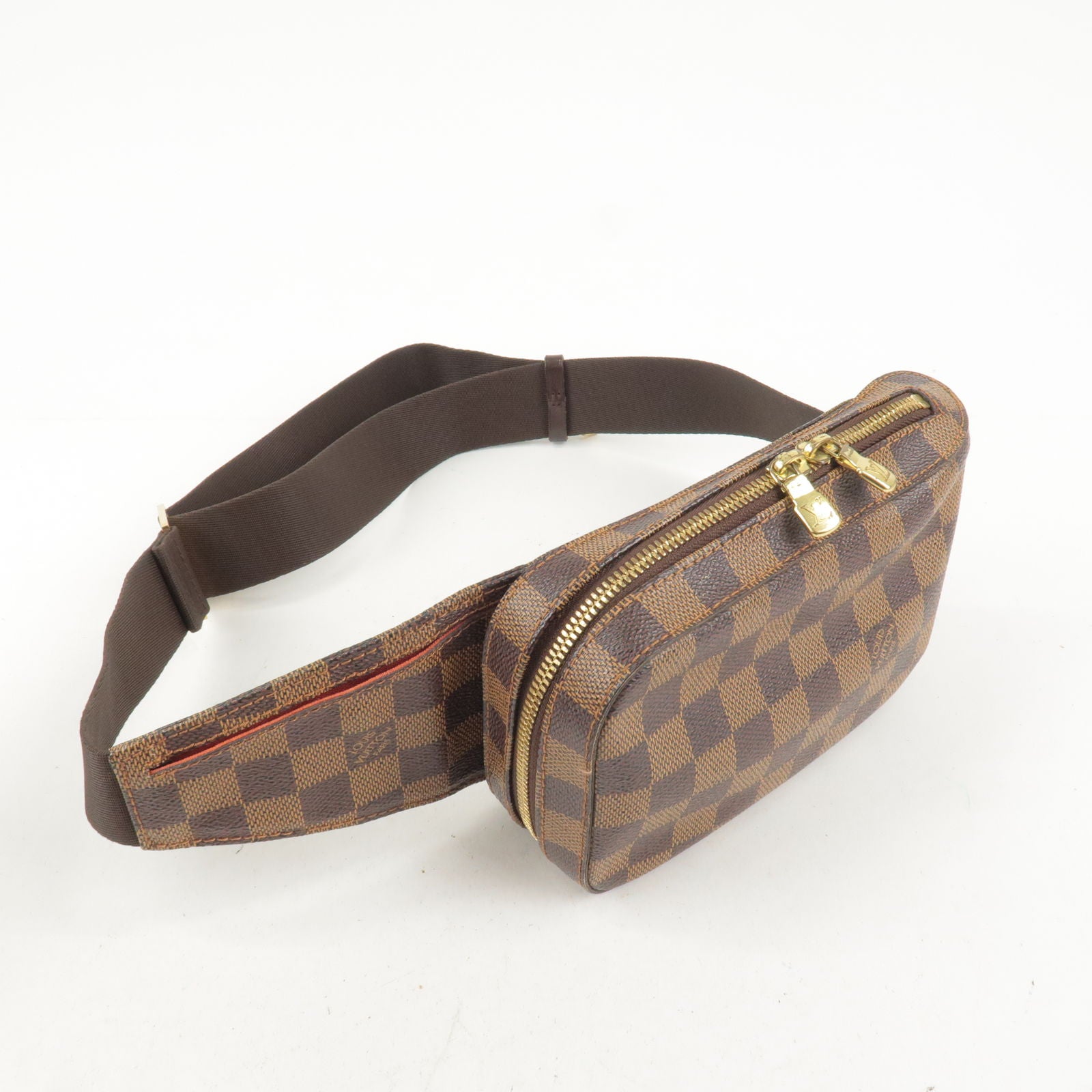 Louis Vuitton Damier Ebene Geronimos Body Bag Fanny Pack Waist