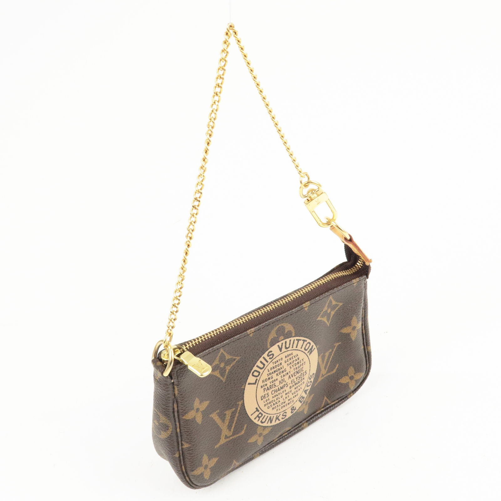 Louis Vuitton Monogram Papillon Trunk 2Way Shoulder Bag Chain