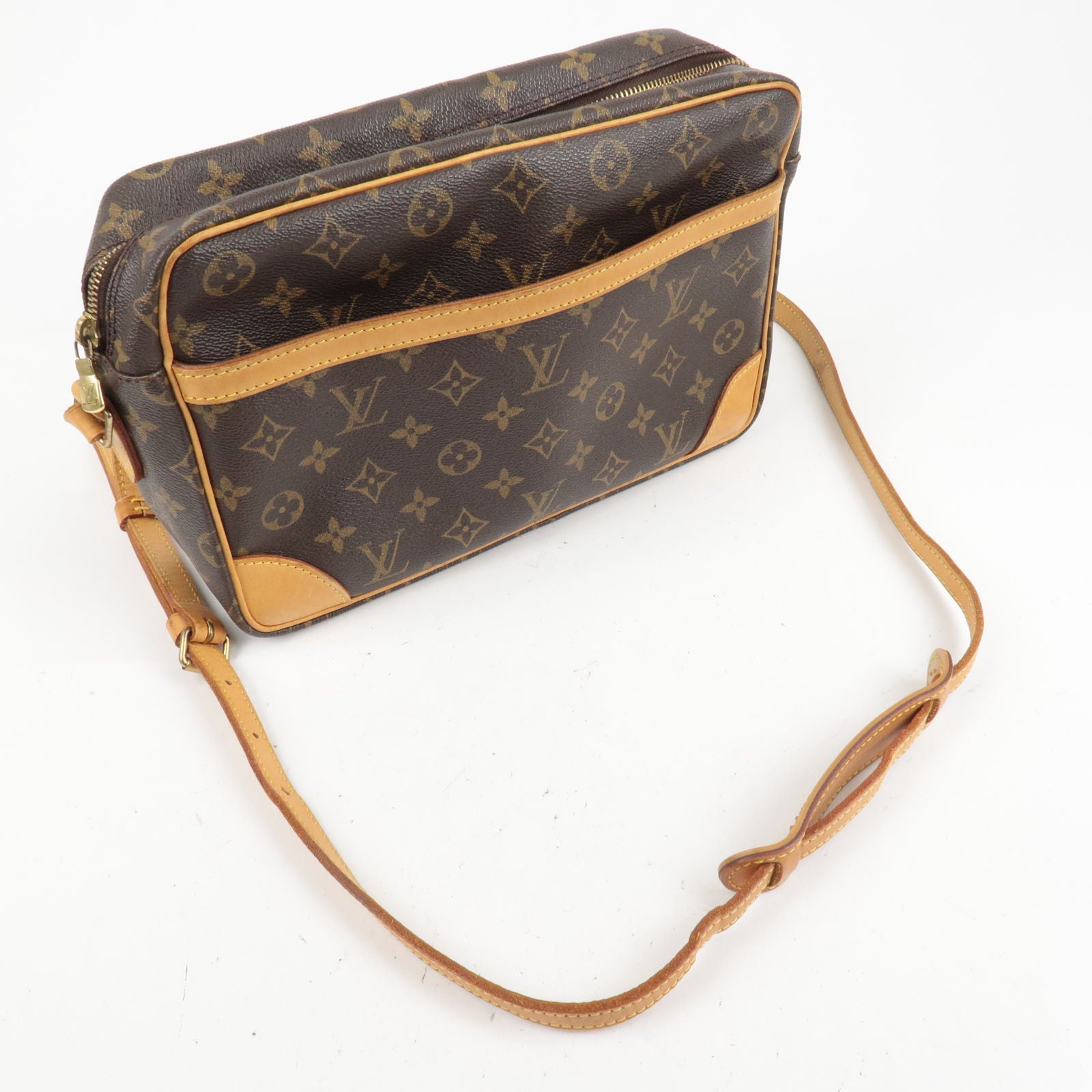 Brown Louis Vuitton Monogram Trocadero 30 Crossbody Bag