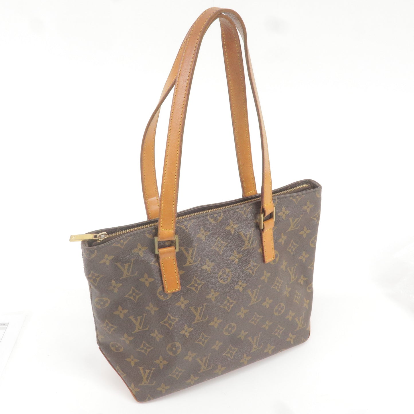 Pre-owned Louis Vuitton 2009 Monogram Denim Neo Cabby Mm In Pink