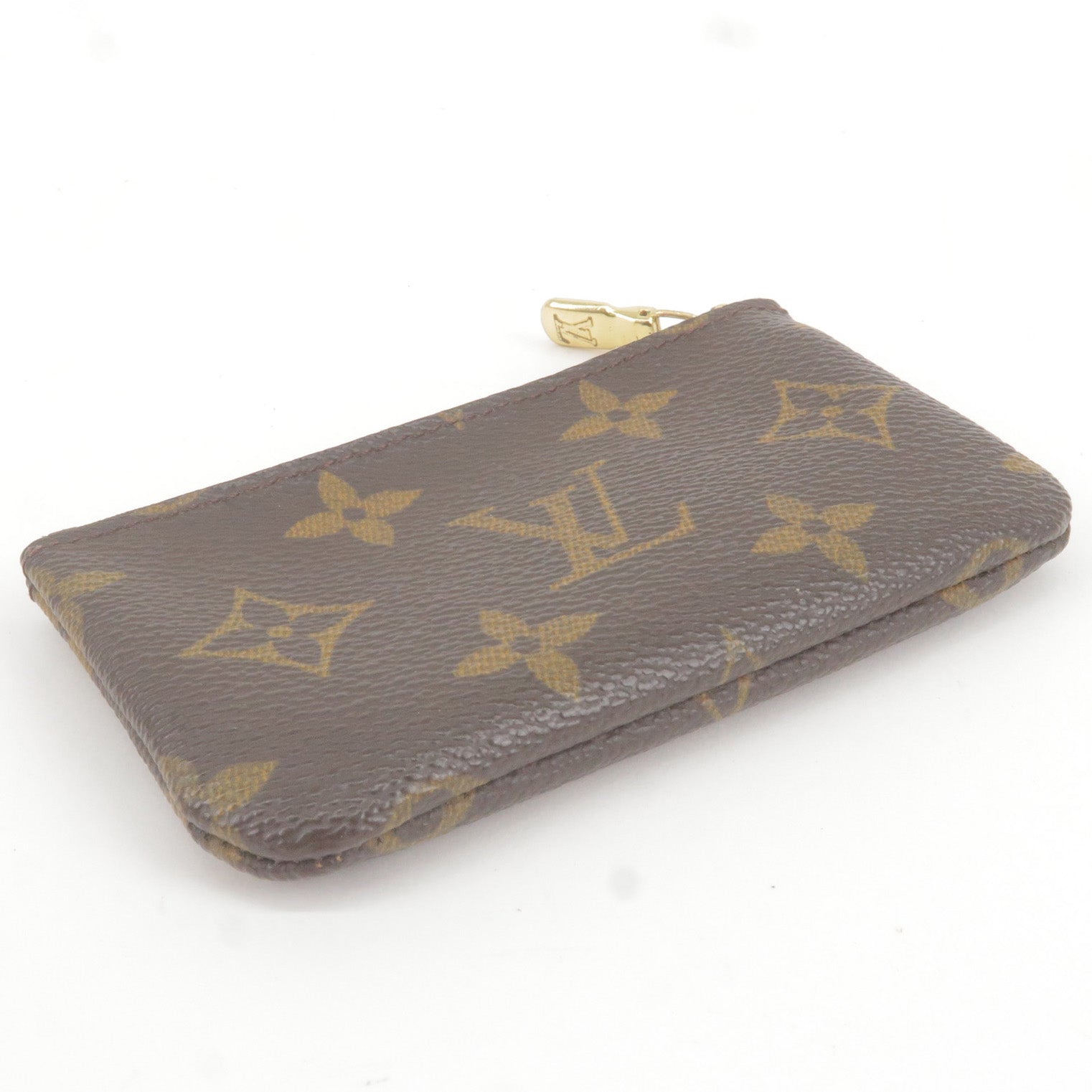 MINI COIN WALLET PURSE ROUND ZIPPER LOUIS VUITTON MONOGRAM CANVAS