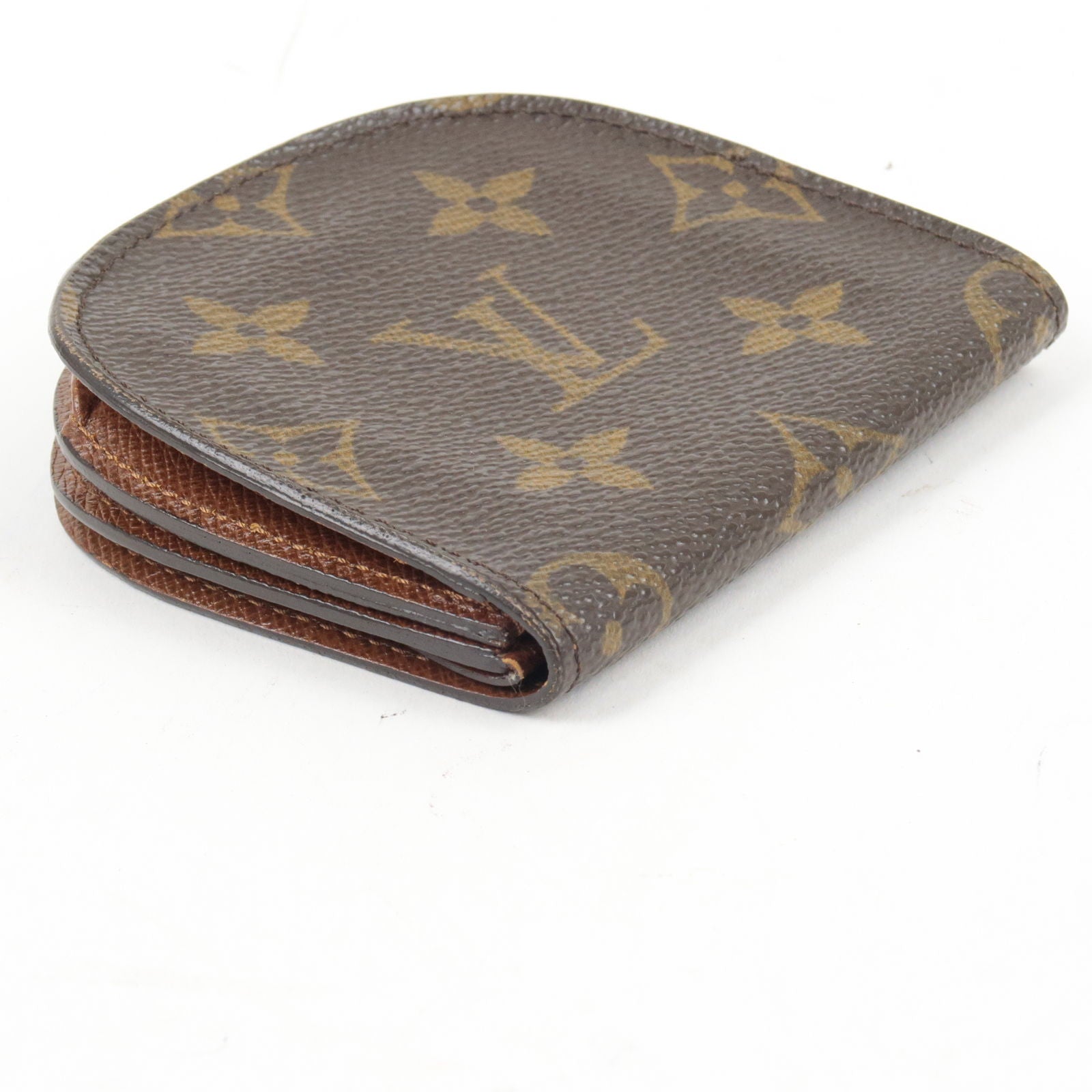 Pre-owned Louis Vuitton Coin Card Holder Leather Small Bag In