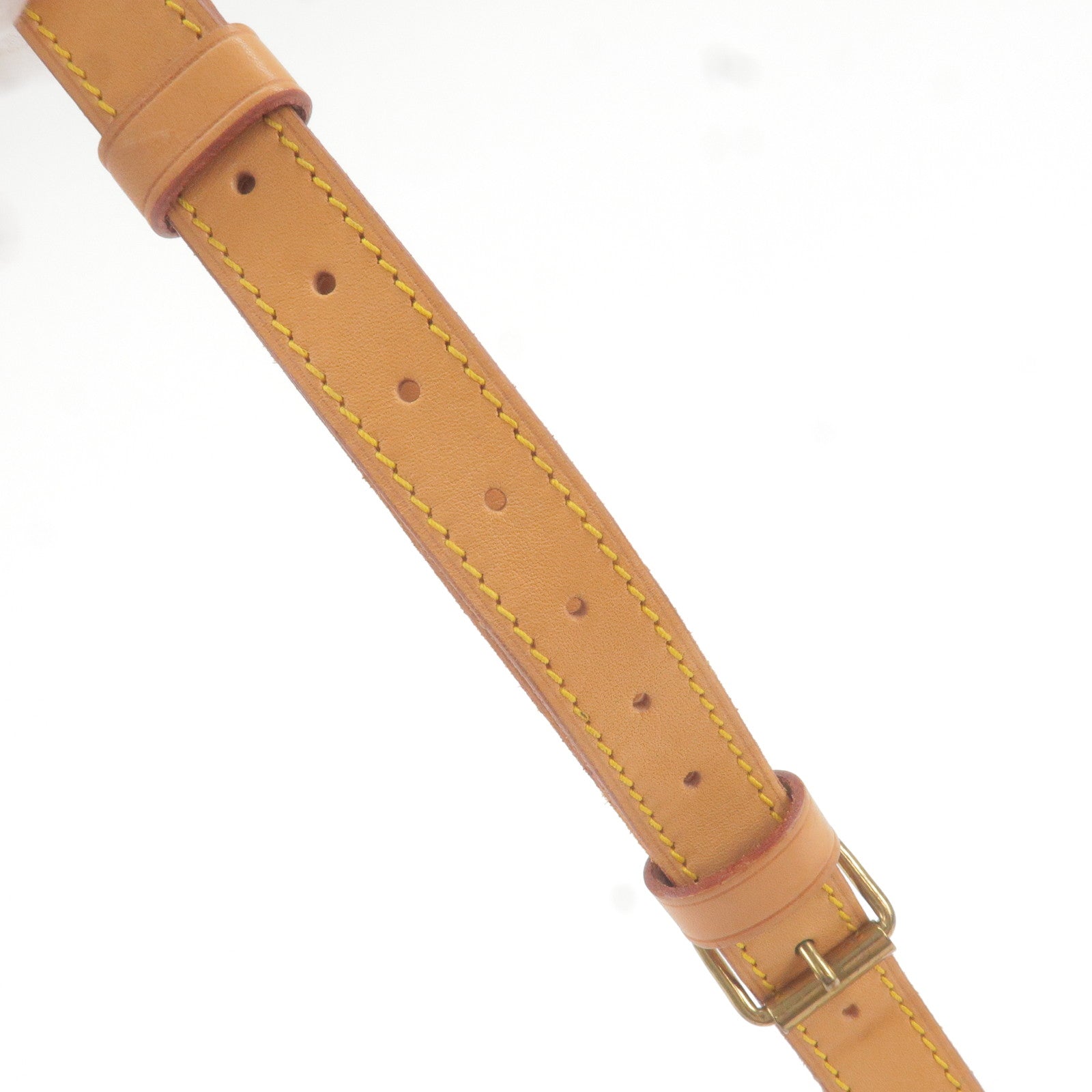 Louis Vuitton shoulder strap Cream Leather ref.64240 - Joli Closet