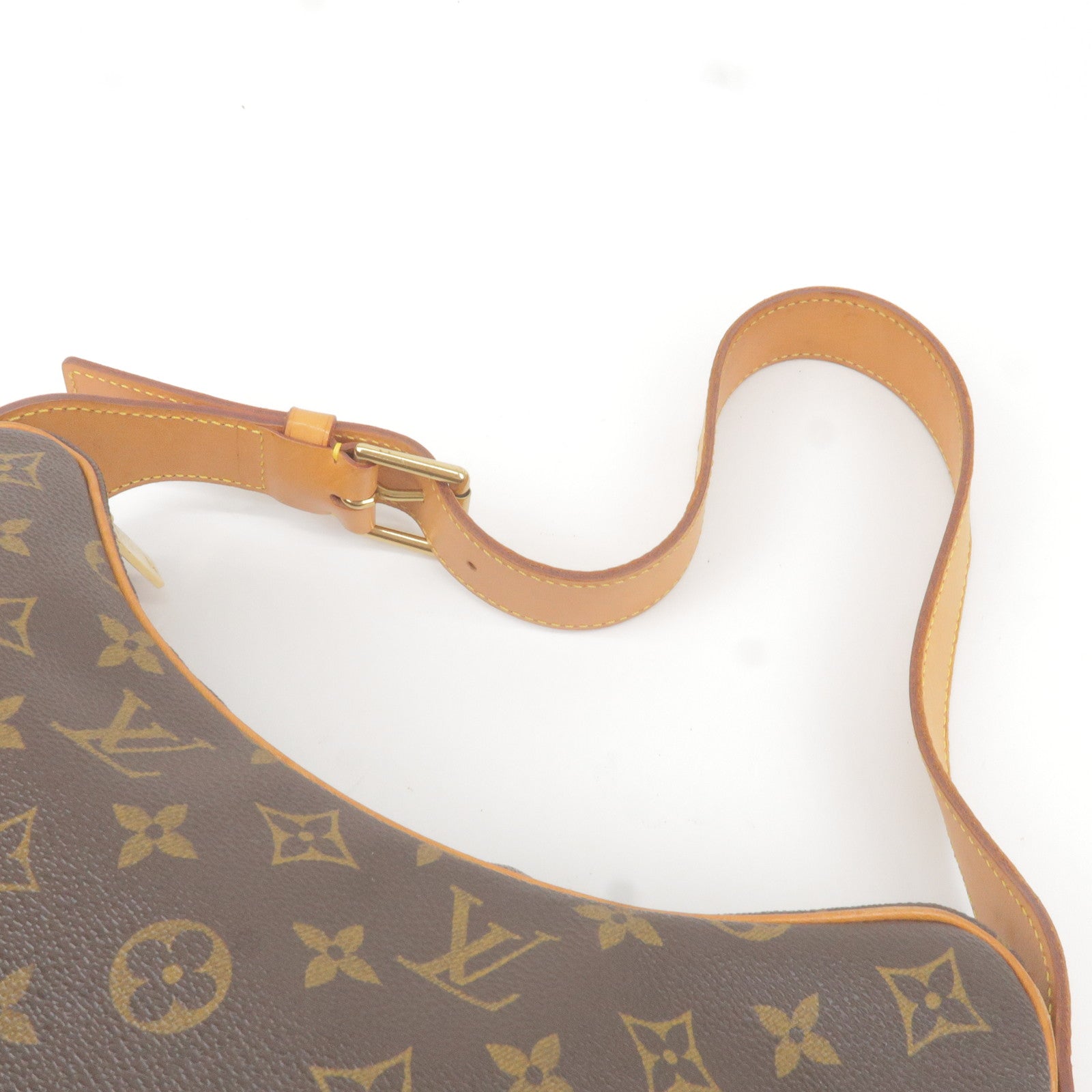 Louis Vuitton Babylone shopping bag in brown monogram canvas and natural  leather