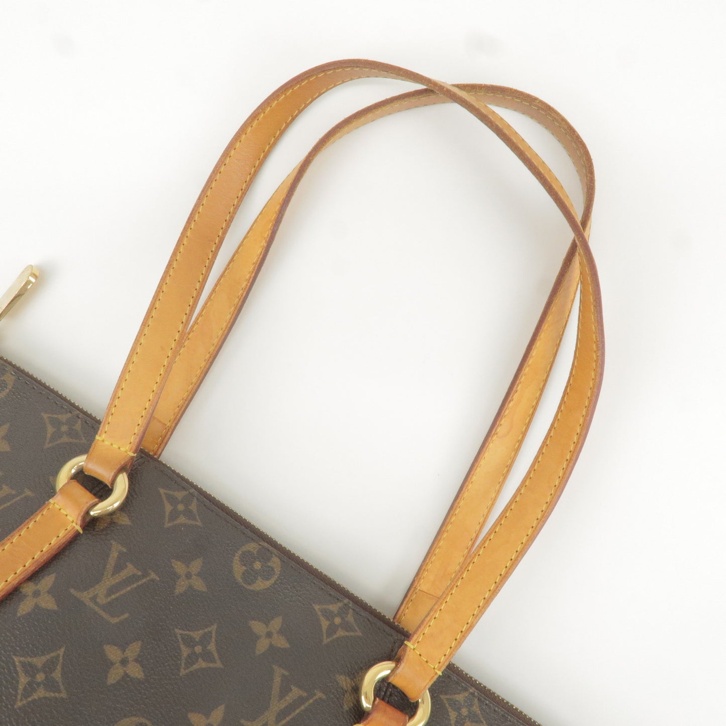 Authentic Louis Vuitton Monogram Totally PM Tote Bag Brown M56688 Used F/S