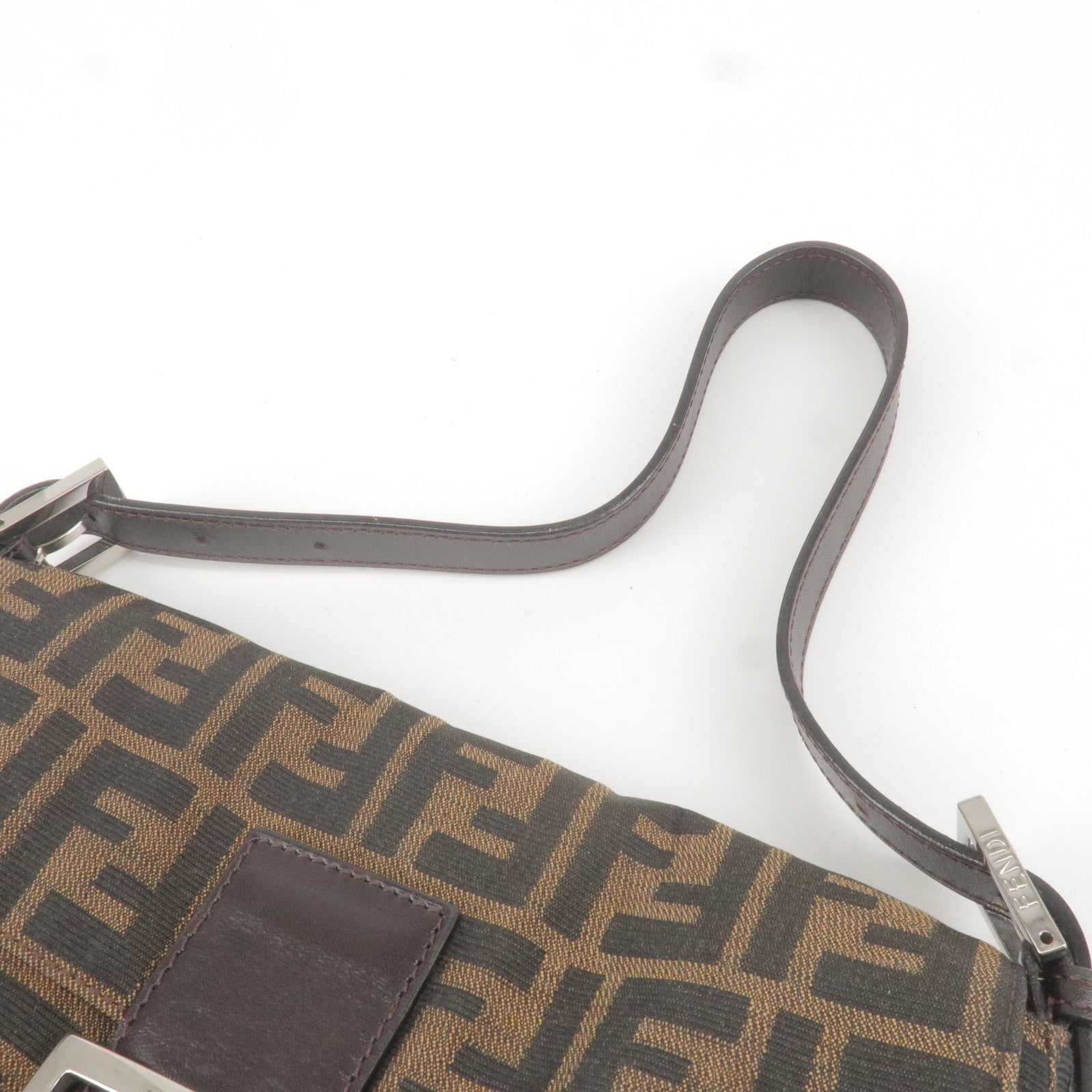 Fendi Boston Bag Zucca Shearling Bag