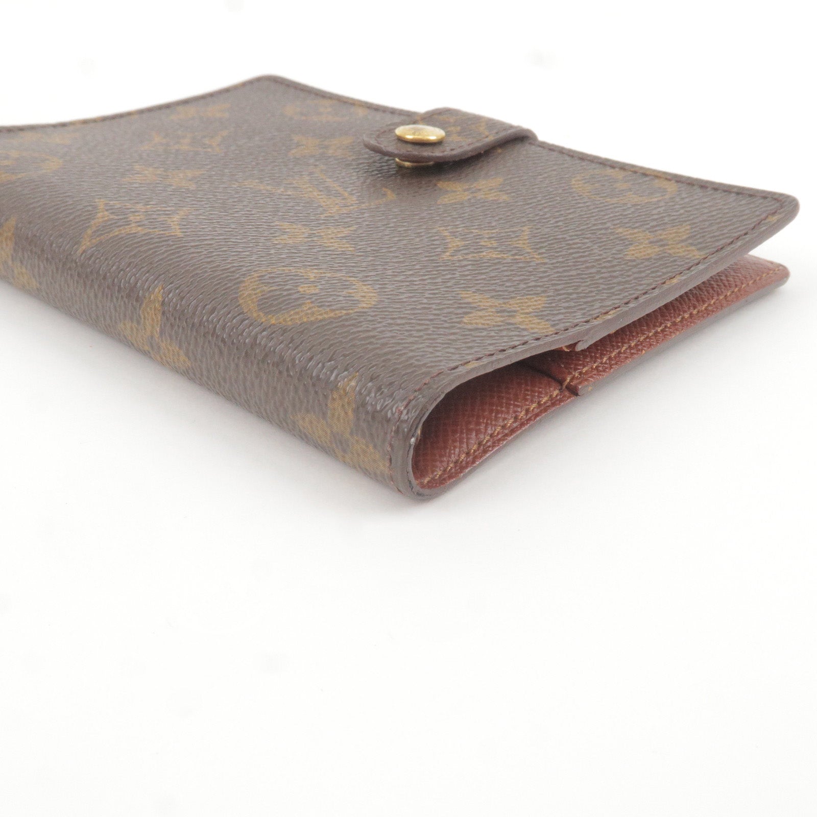 LOUIS VUITTON Agenda MM Monogram Canvas Planner Cover Brown