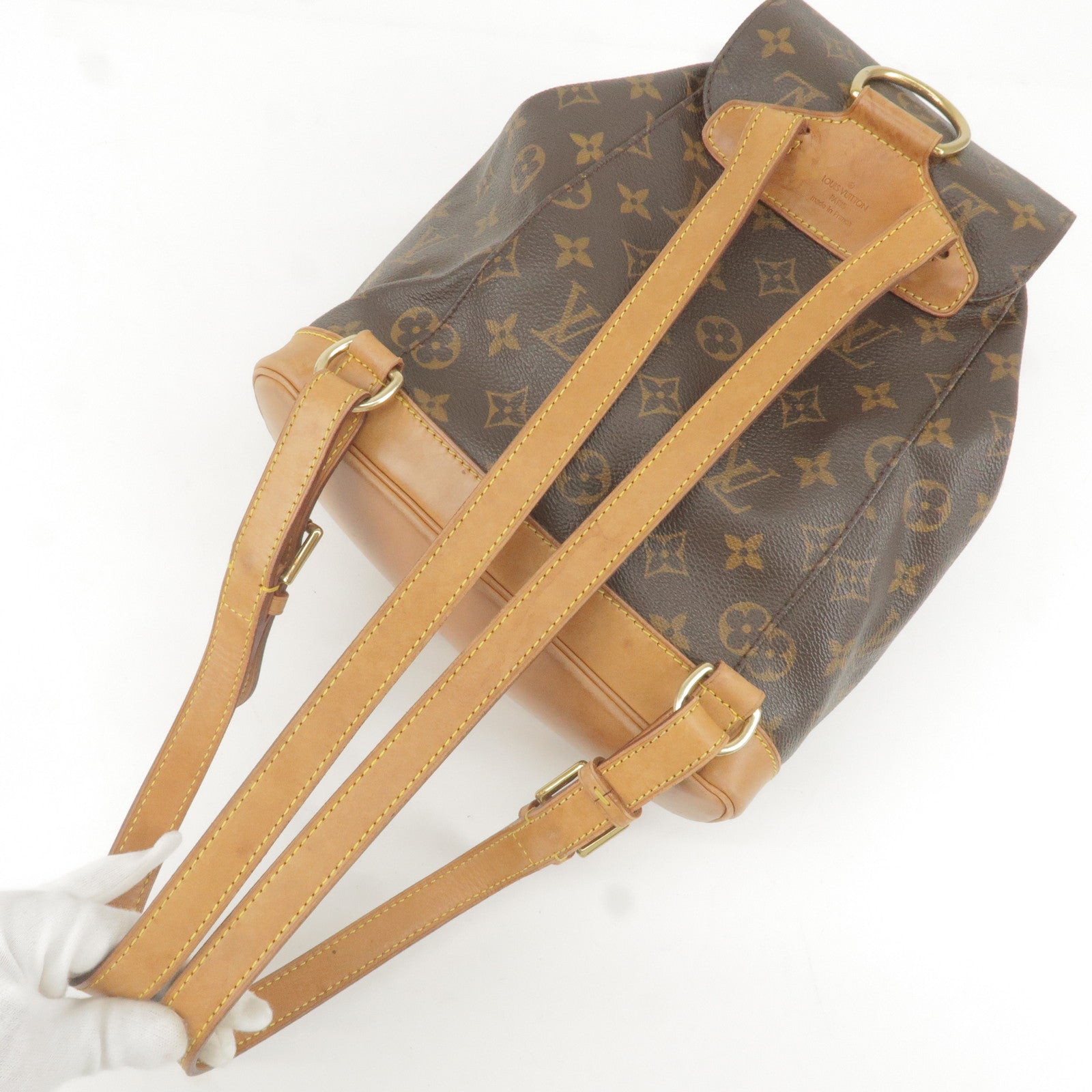 Louis Vuitton Saint Tropez Brown Leather Shoulder Bag (Pre-Owned)