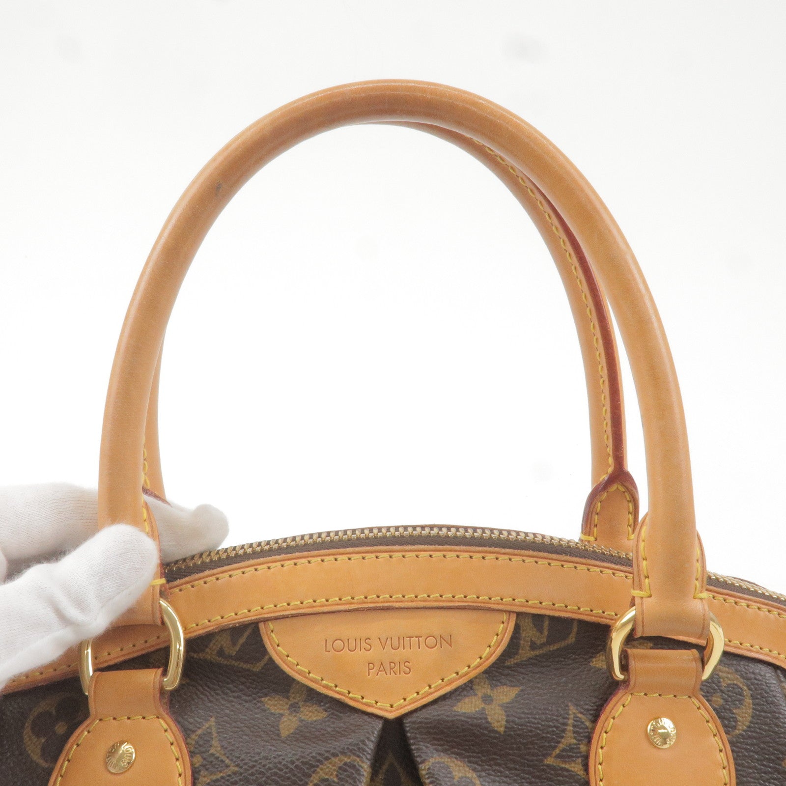 Louis Vuitton Tivoli PM Brown Canvas Monogram/Receipt included