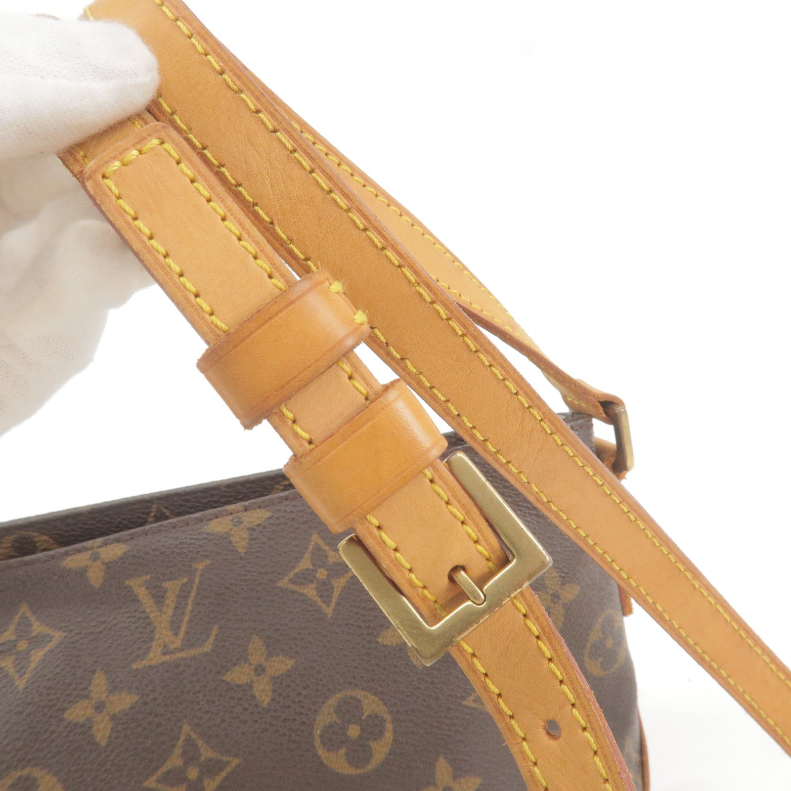 Shop for Louis Vuitton Monogram Canvas Leather Trotteur Crossbody