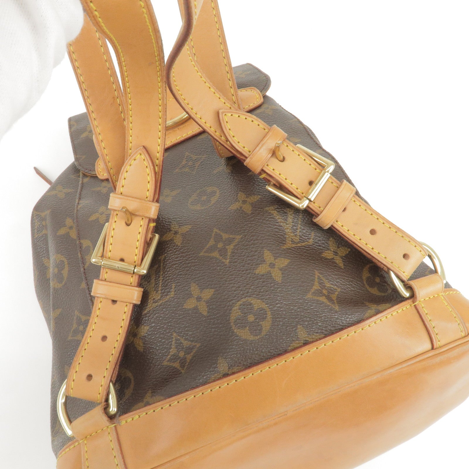 LOUIS VUITTON 2002 Montsouris Monogram Backpack