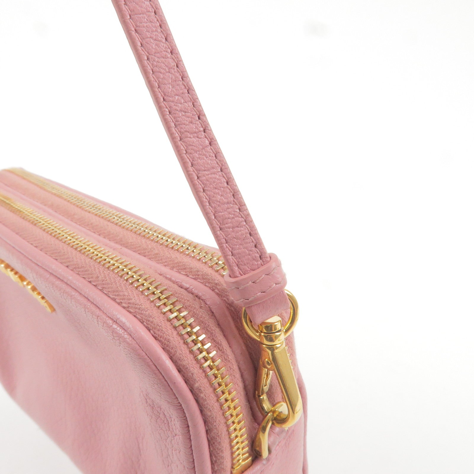 MIU-MIU-Leather-Chain-Shoulder-Bag-Pink-Beige-5BH133 – dct-ep_vintage  luxury Store