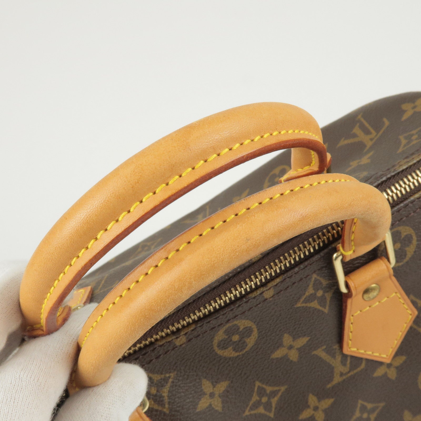 Louis Vuitton Alma Gm Bordeaux Hand